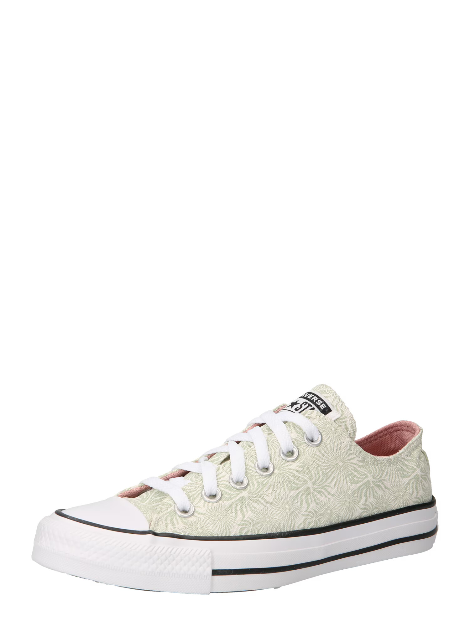 CONVERSE Nizke superge 'Chuck Taylor All Star' kremna / svetlo zelena / bela - Pepit.si