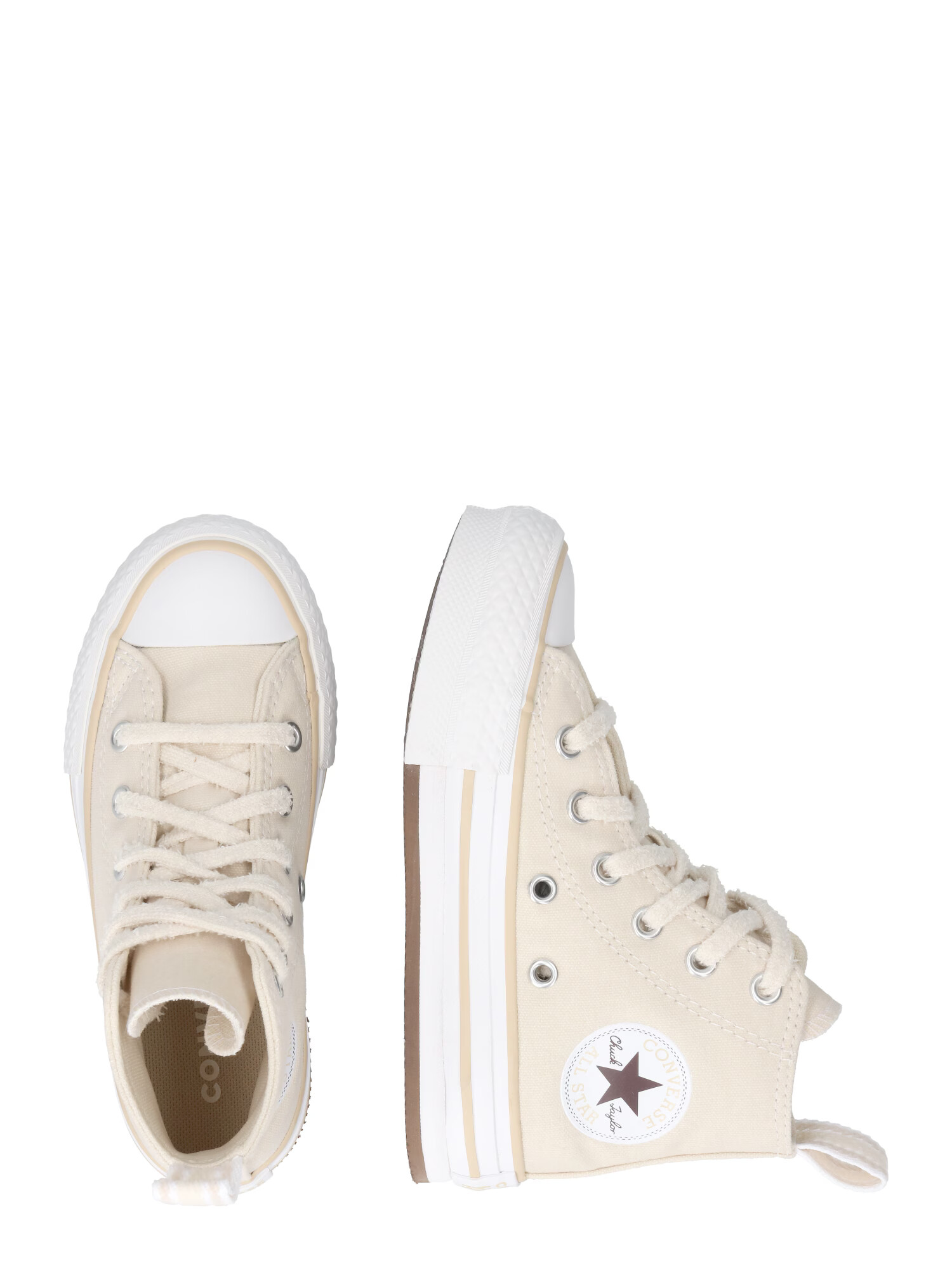 CONVERSE Superge 'Chuck Taylor All Star' bež / bela - Pepit.si