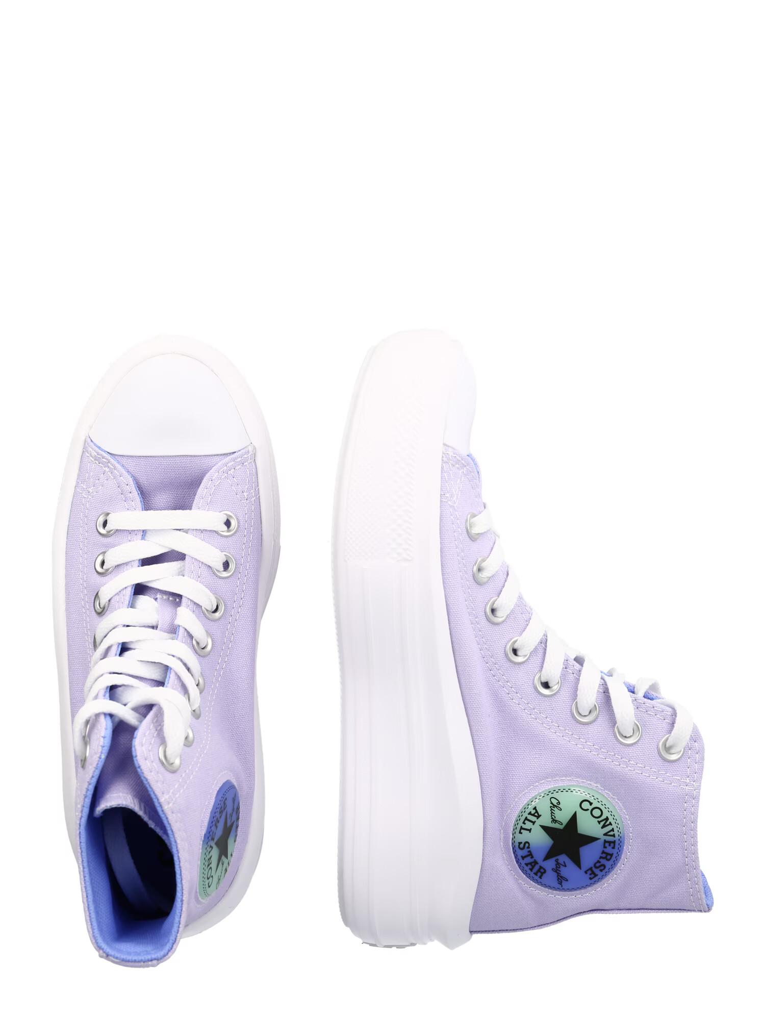 CONVERSE Superge svetlo modra / svetlo zelena / pastelno lila / črna - Pepit.si