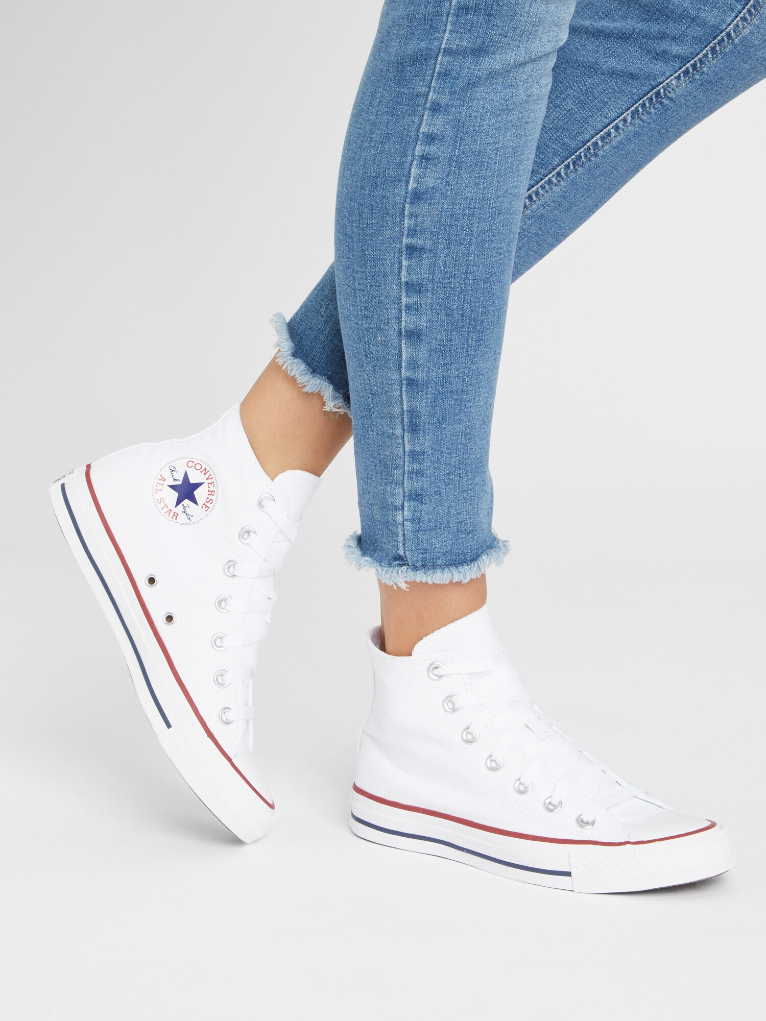 CONVERSE Visoke superge 'Chuck Taylor All Star Hi' bela - Pepit.si