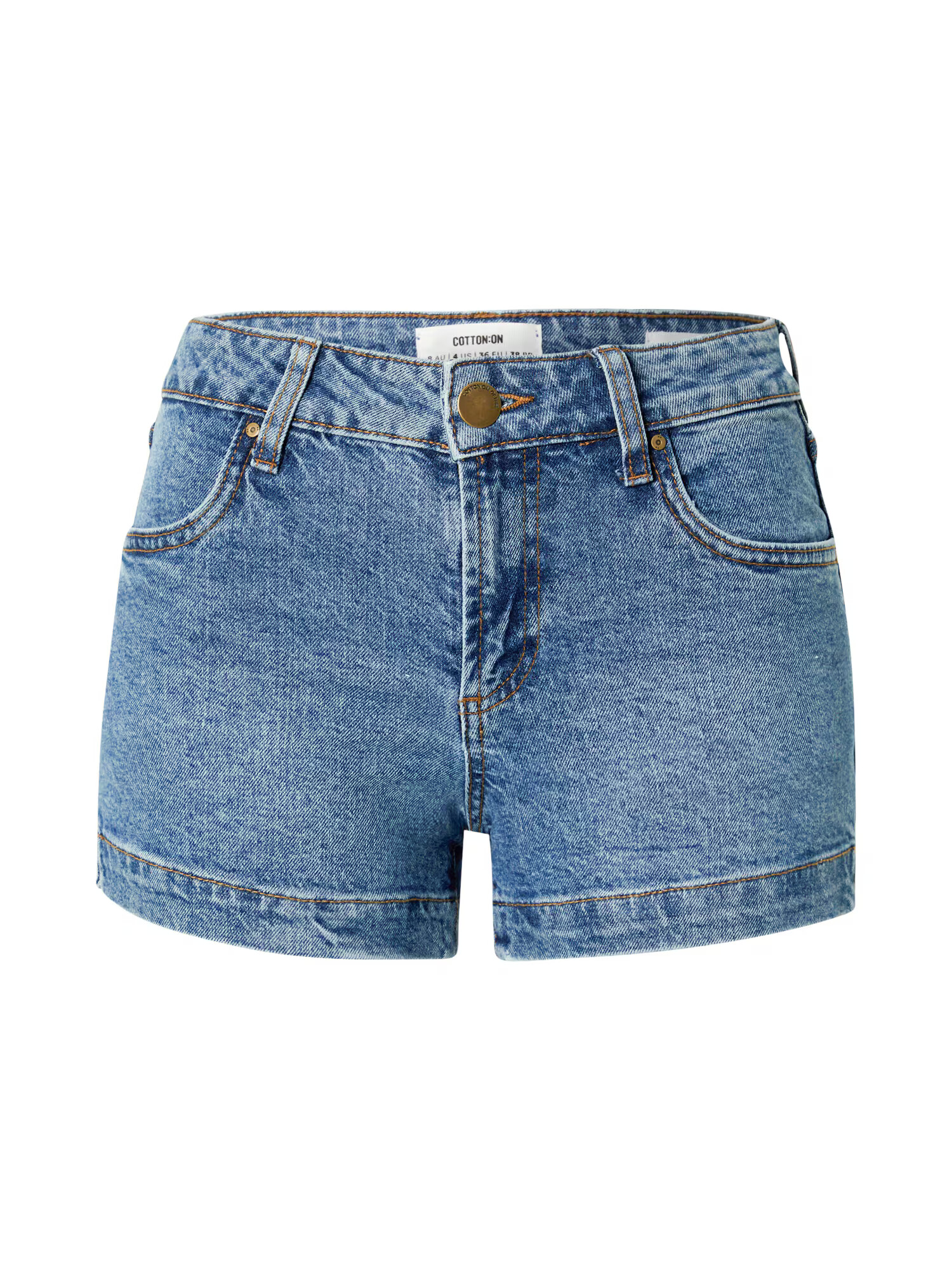 Cotton On Kavbojke 'MID RISE CLASSIC STRETCH DENIM SHORT' moder denim - Pepit.si