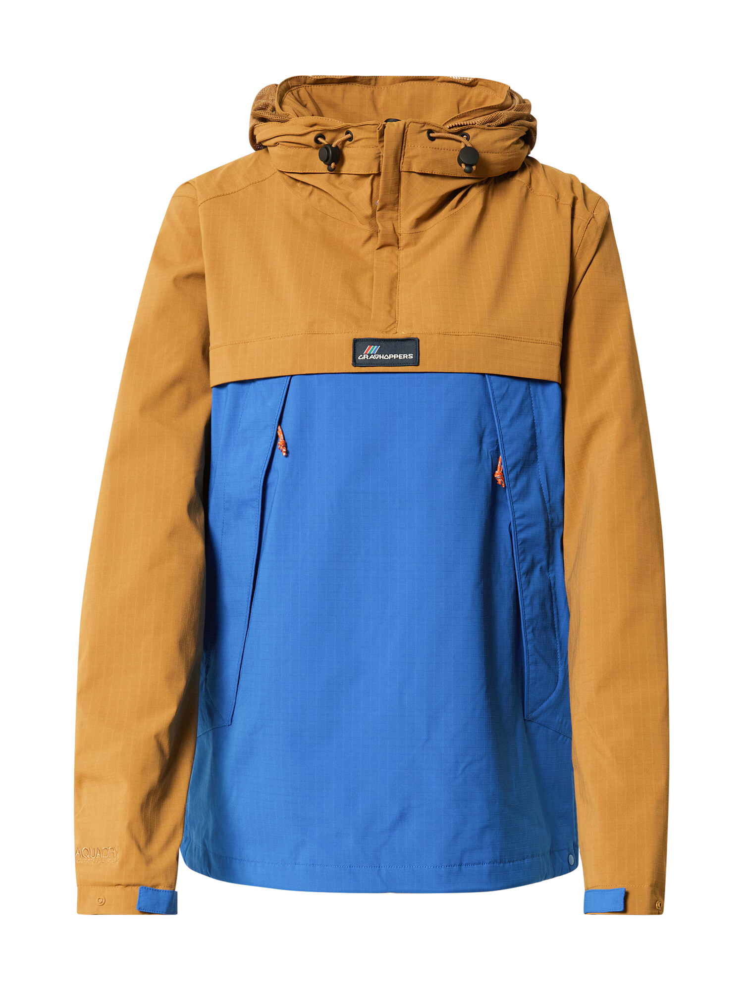 CRAGHOPPERS Zunanja jakna 'Anderson Cagoule' rjava / modra - Pepit.si