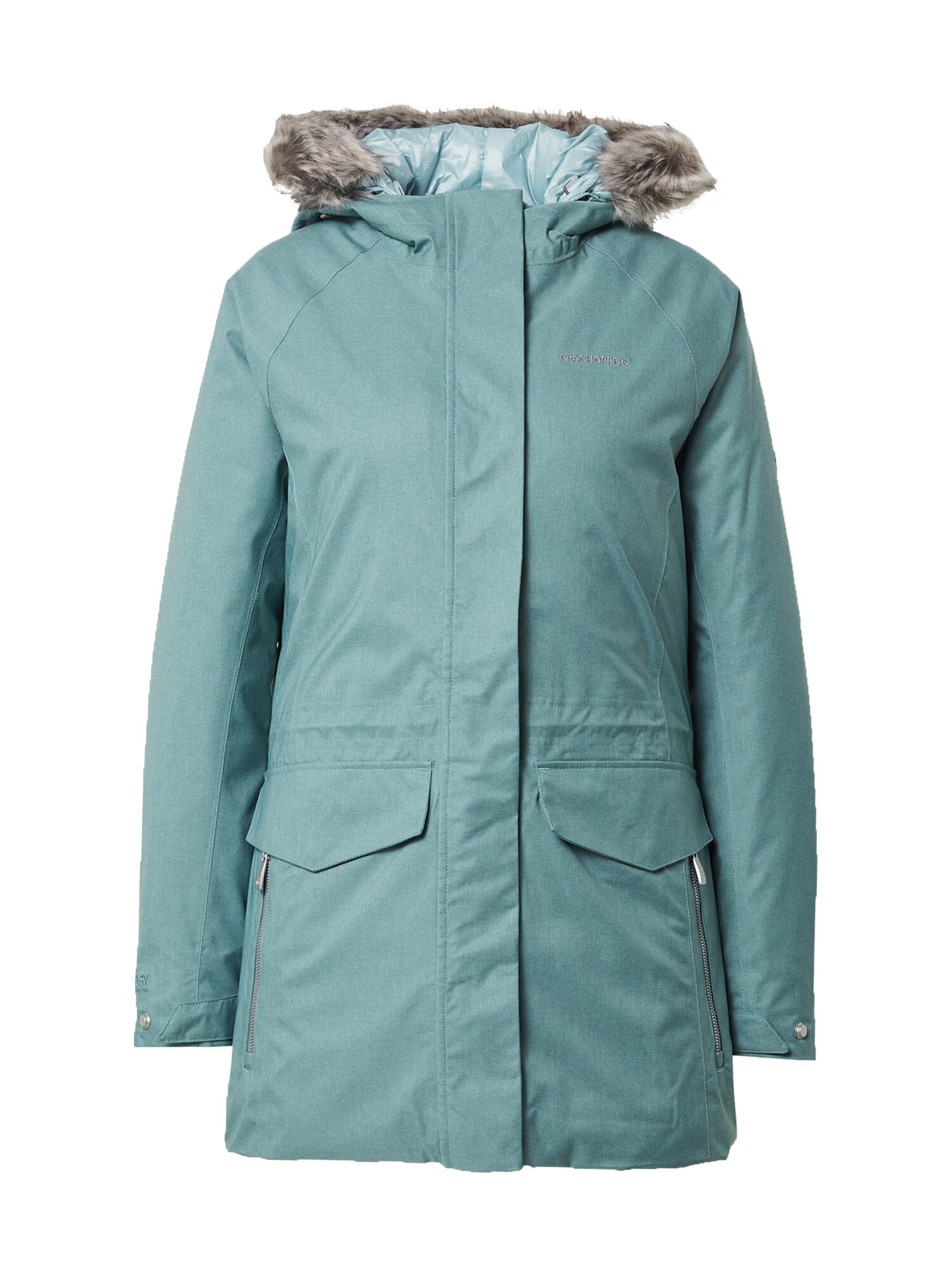 CRAGHOPPERS Sportjacke 'Sakura' pastelno modra / siva - Pepit.si