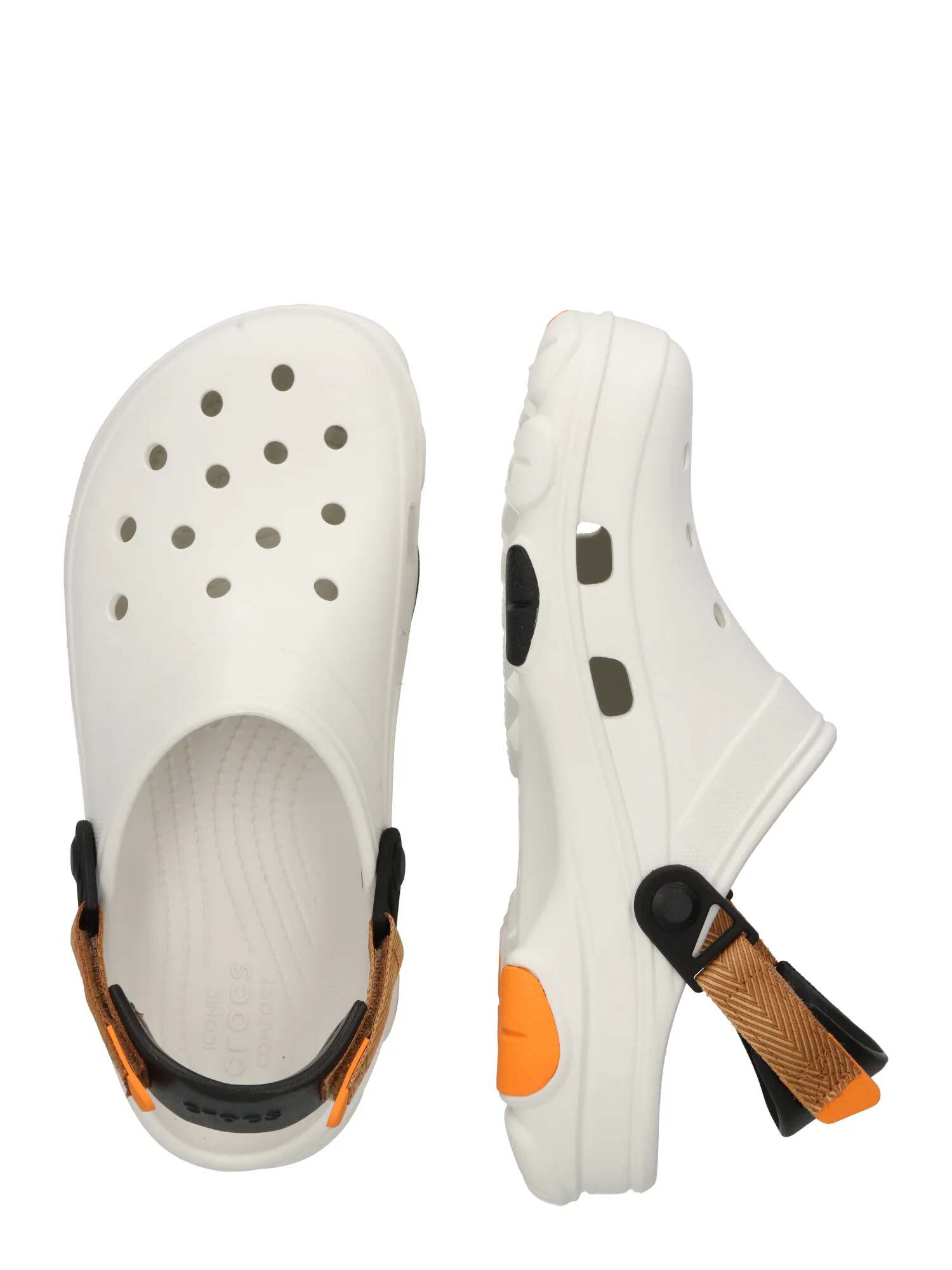 Crocs Cokle 'Classic All Terrain' oranžna / črna / bela - Pepit.si