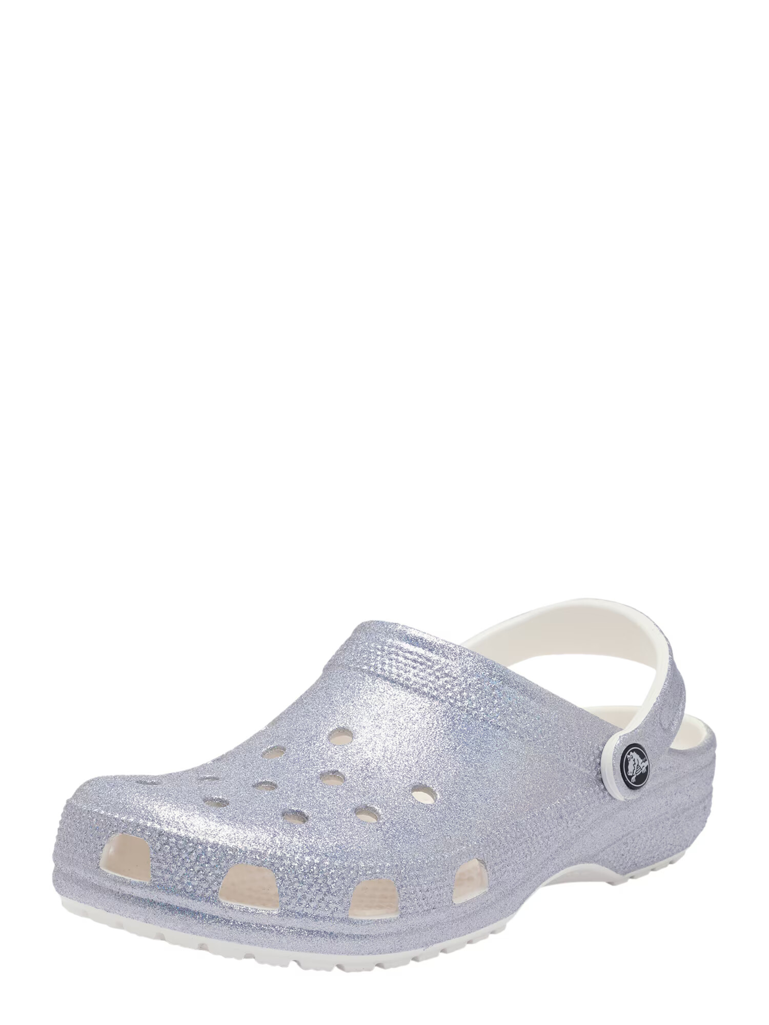 Crocs Cokle 'Classic Glitter Ii' srebrna / bela - Pepit.si