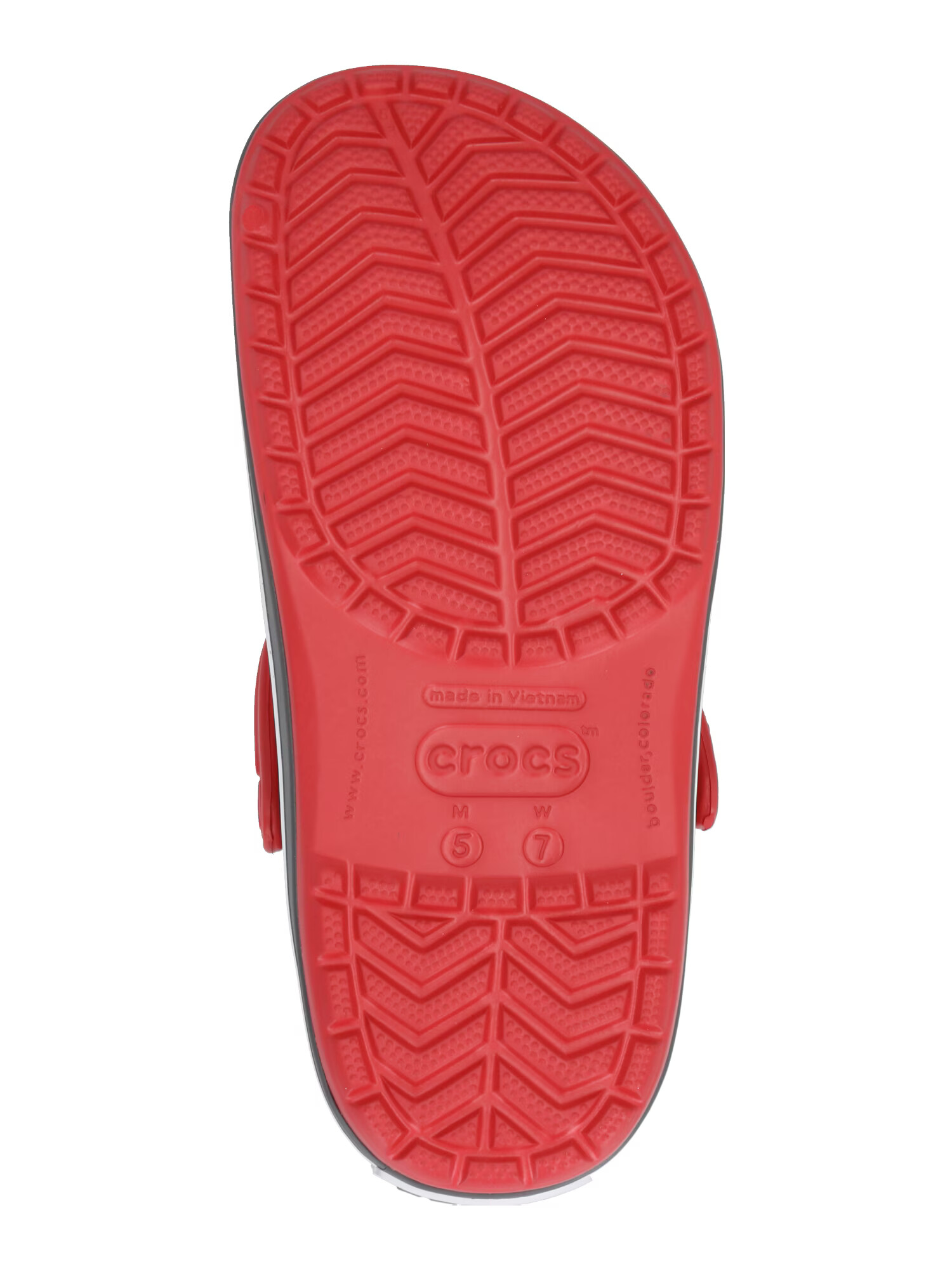 Crocs Cokle 'Crocband' temno siva / brusnica / bela - Pepit.si