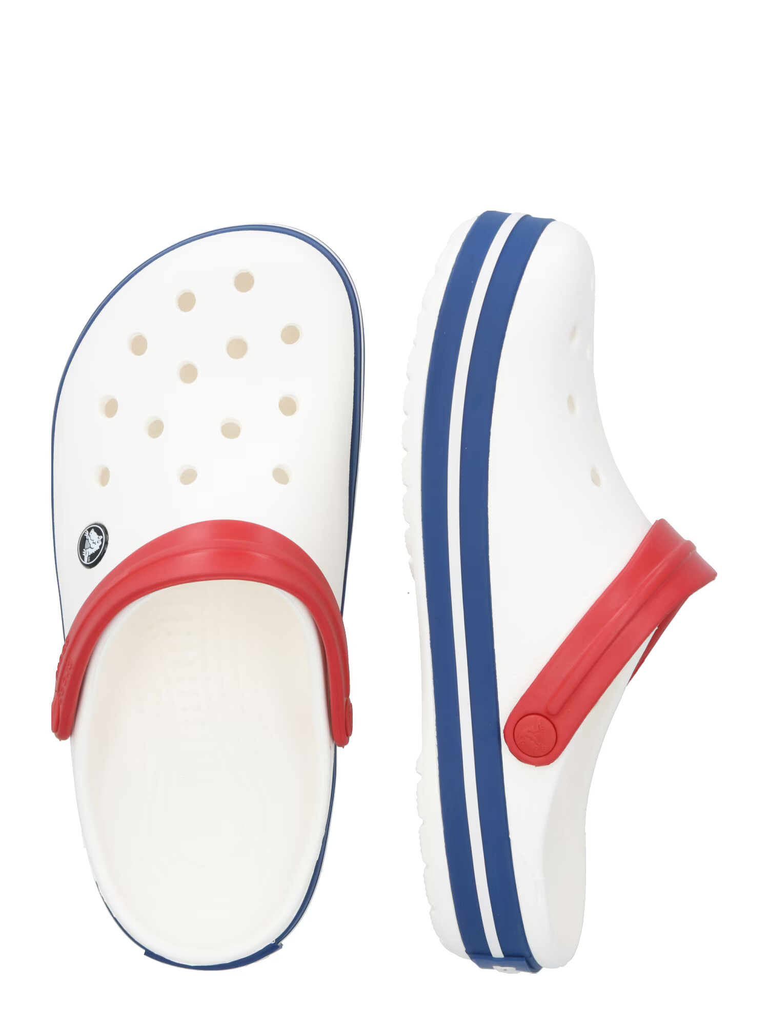 Crocs Cokle 'Crocband' kraljevo modra / ognjeno rdeča / bela - Pepit.si