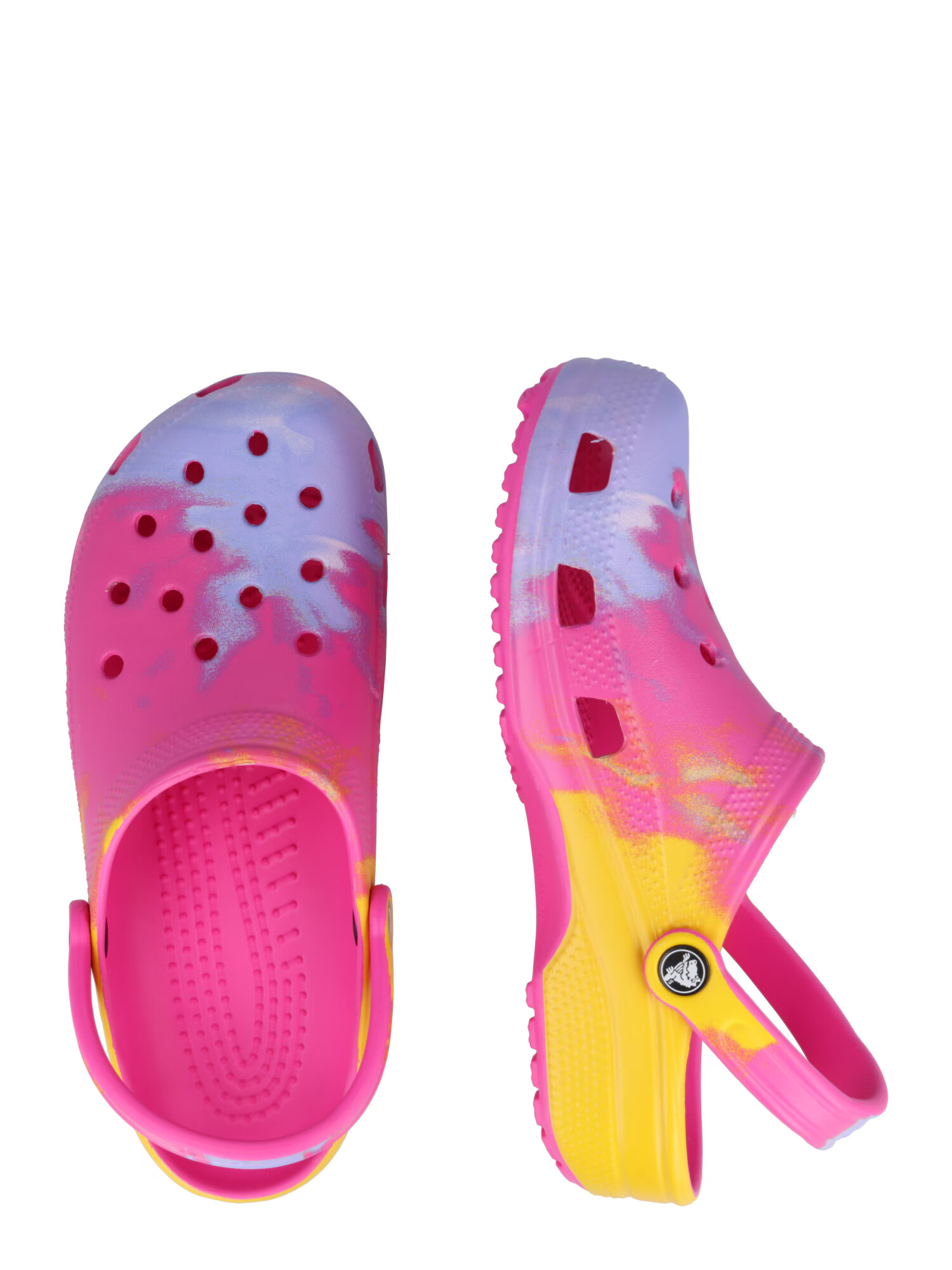 Crocs Cokle gorčica / pastelno lila / roza - Pepit.si