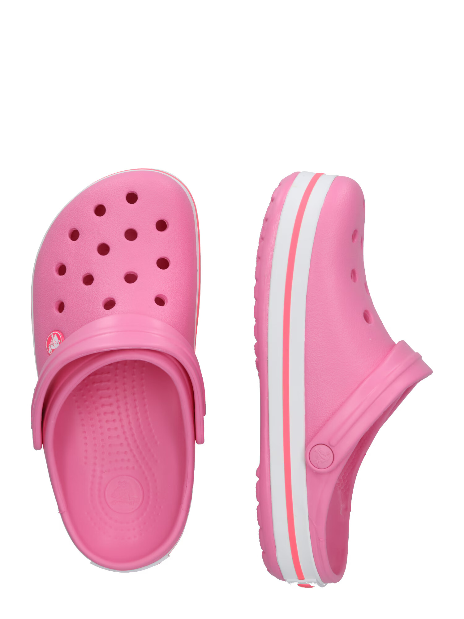 Crocs Cokle roza / bela - Pepit.si