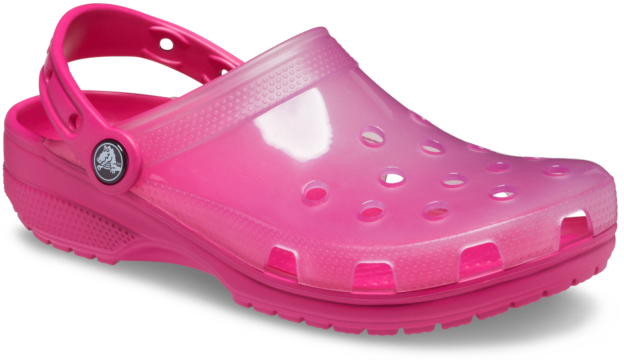 Crocs Cokle roza / transparentna - Pepit.si