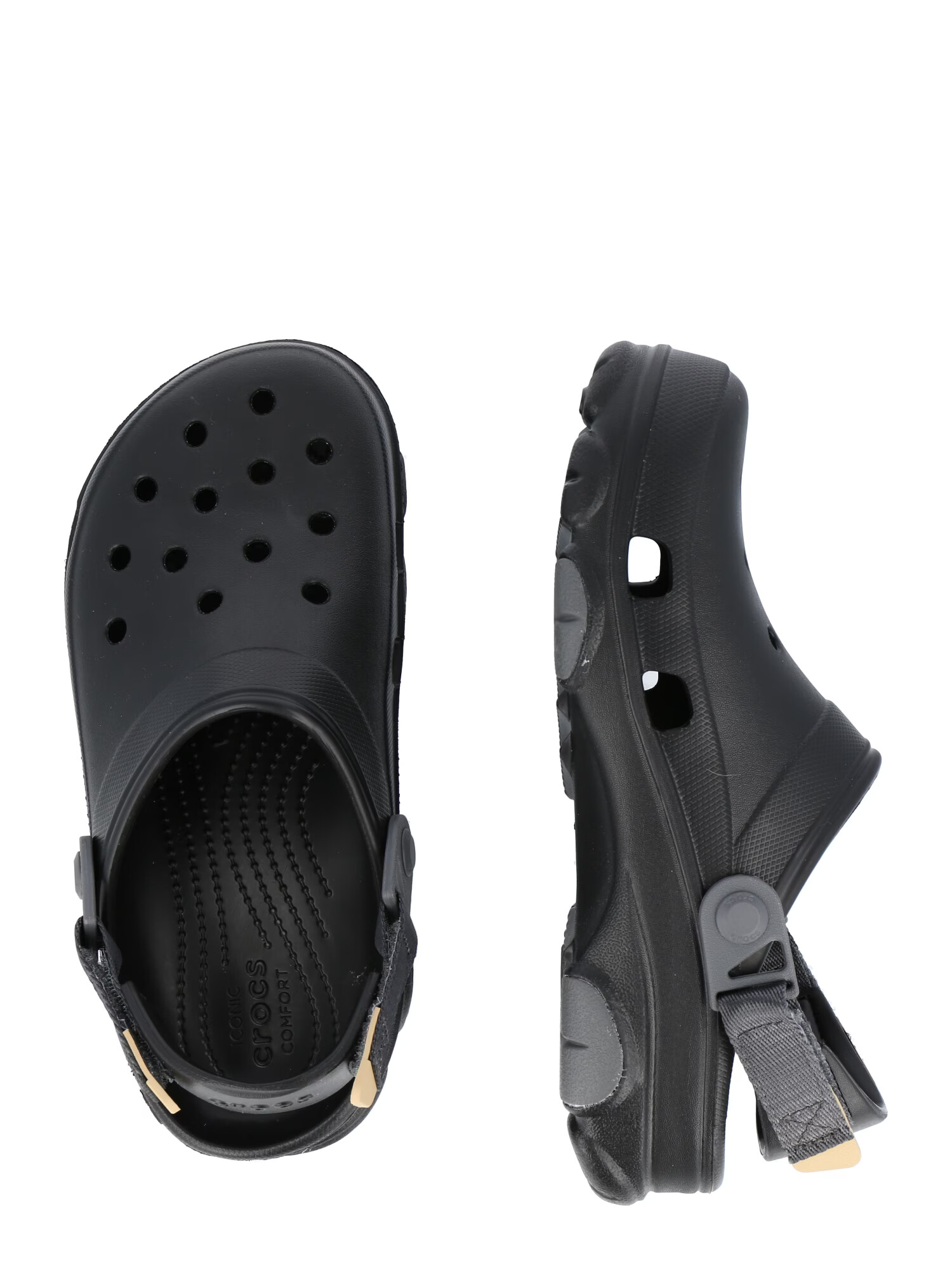 Crocs Cokle svetlo rjava / črna - Pepit.si