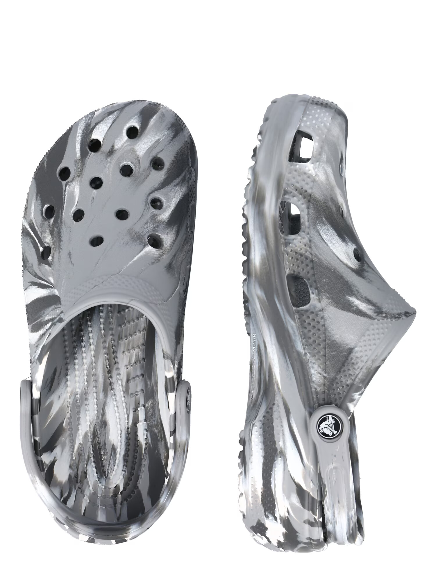 Crocs Cokle dimno-siva / temno siva / bela - Pepit.si