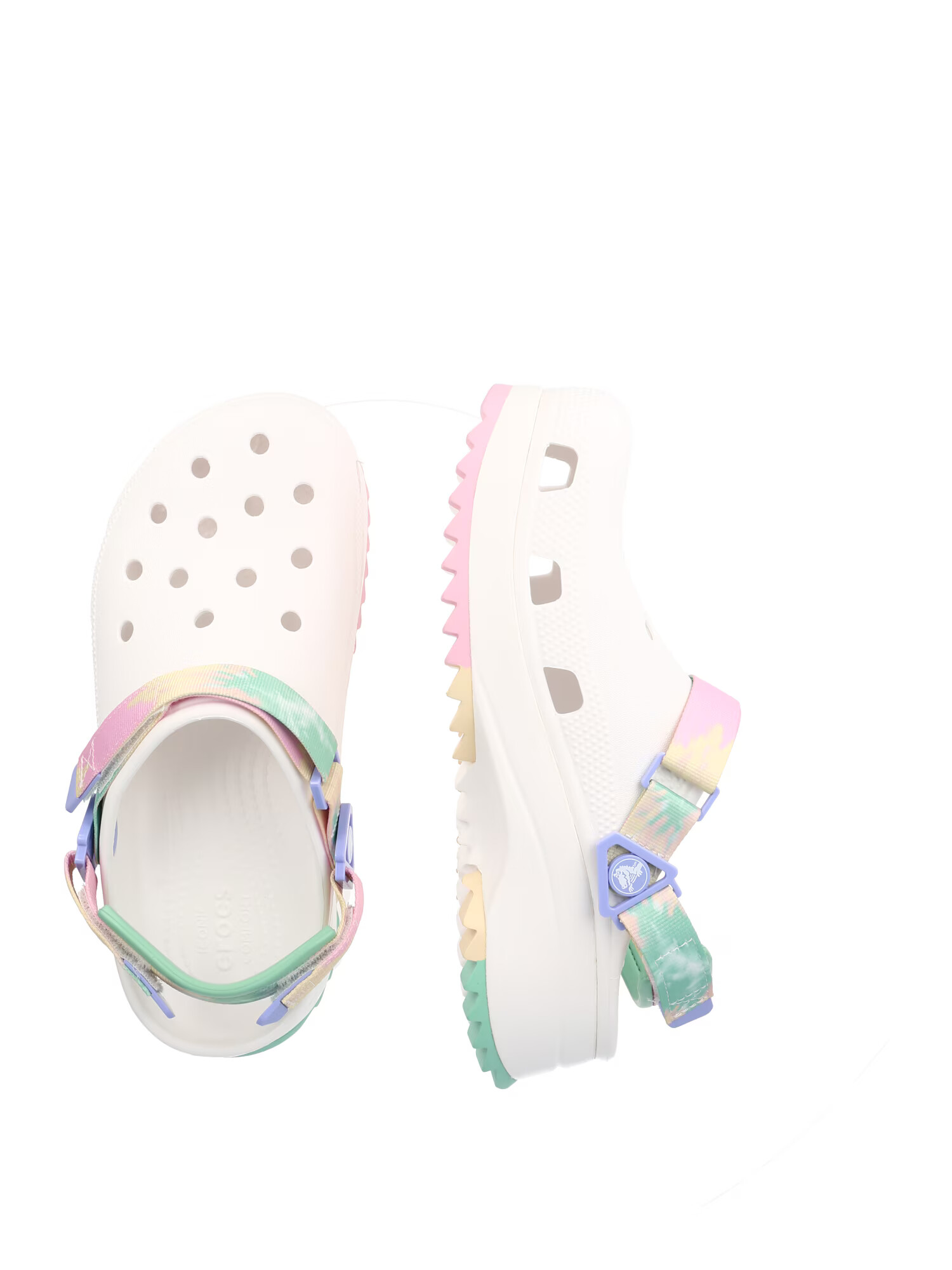 Crocs Cokle zelena / lila / roza / bela - Pepit.si