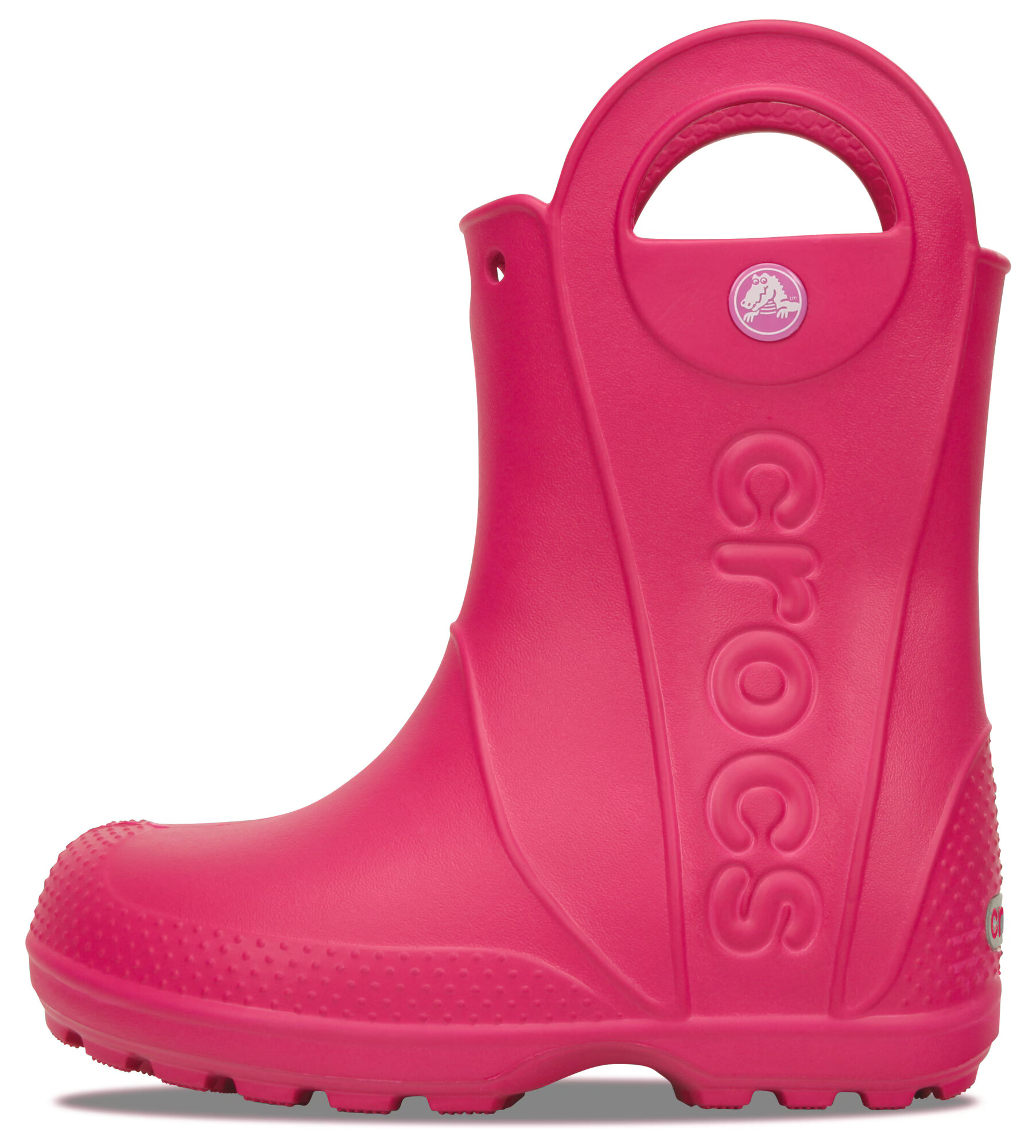 Crocs Gumijasti škornji 'Handle It' temno roza - Pepit.si