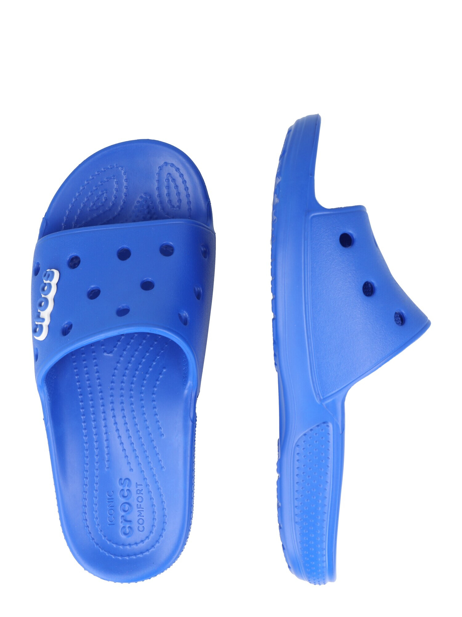 Crocs Nizki natikači modra / bela - Pepit.si