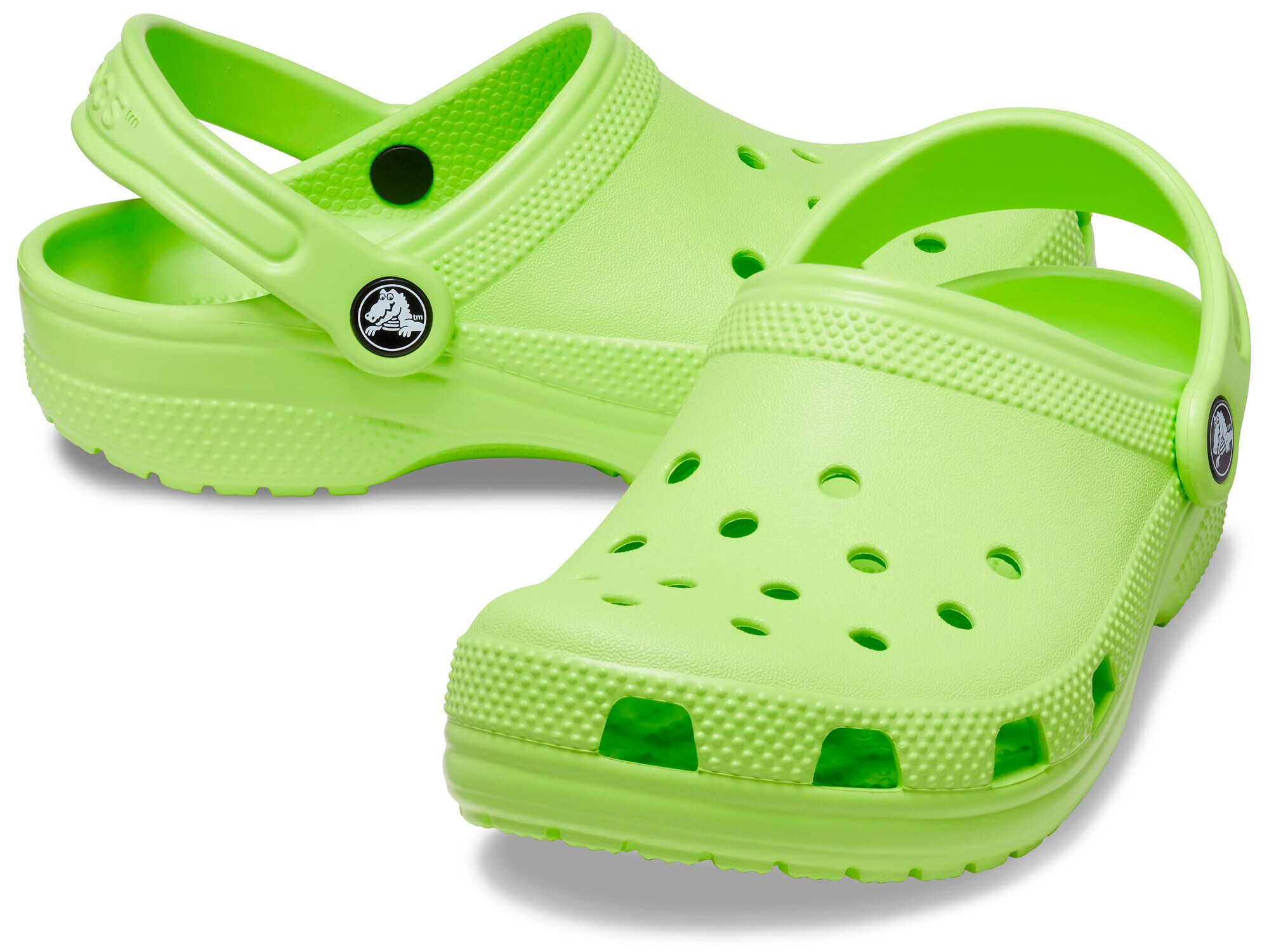 Crocs Odprti čevlji limeta - Pepit.si