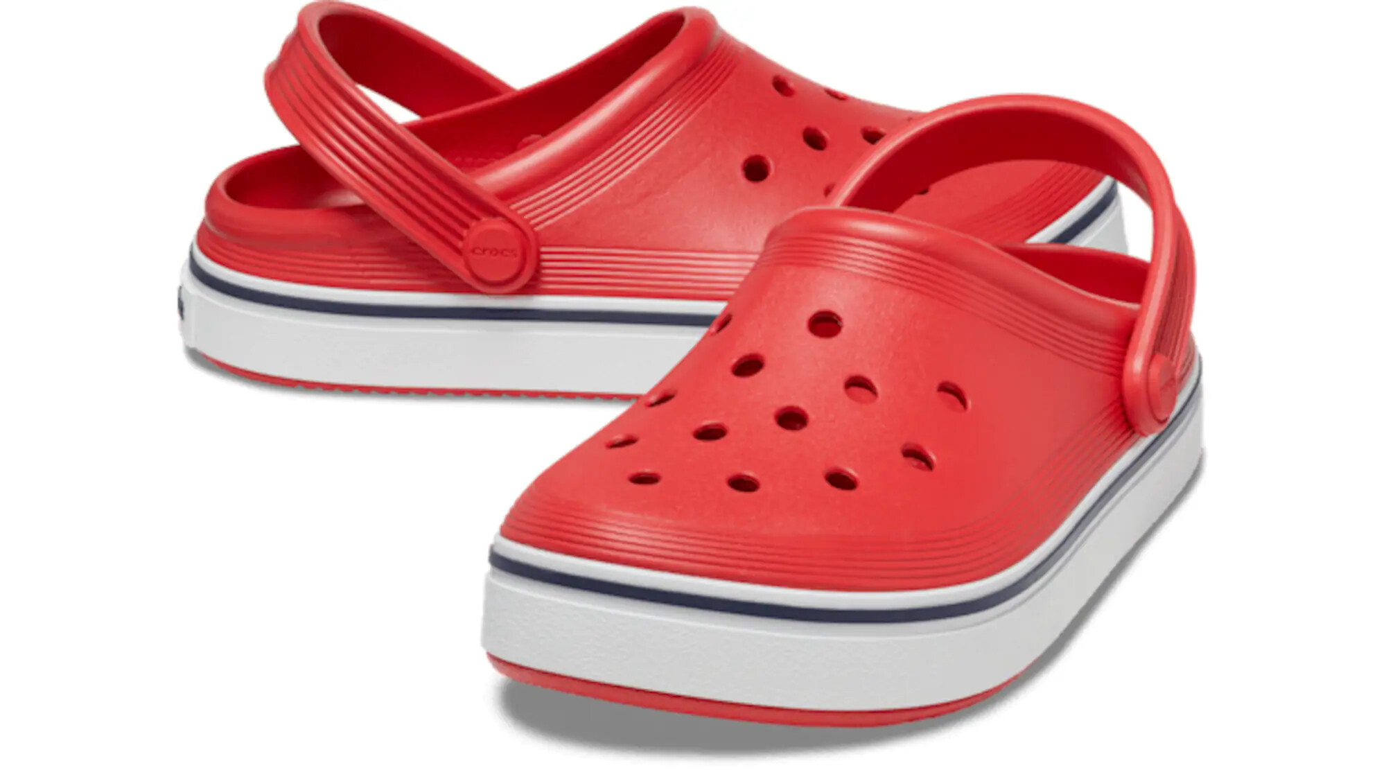 Crocs Odprti čevlji ognjeno rdeča - Pepit.si