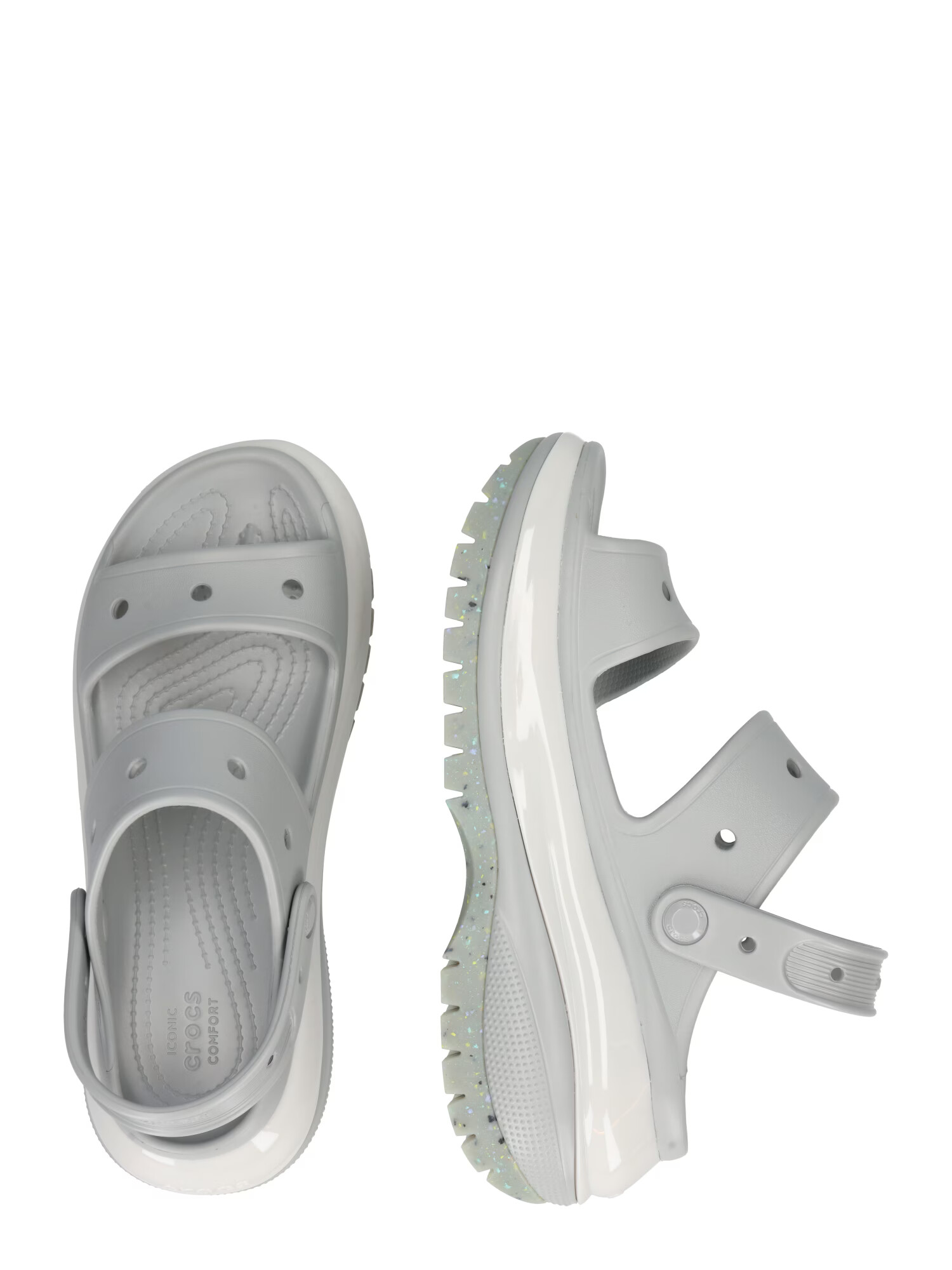 Crocs Sandali svetlo siva - Pepit.si