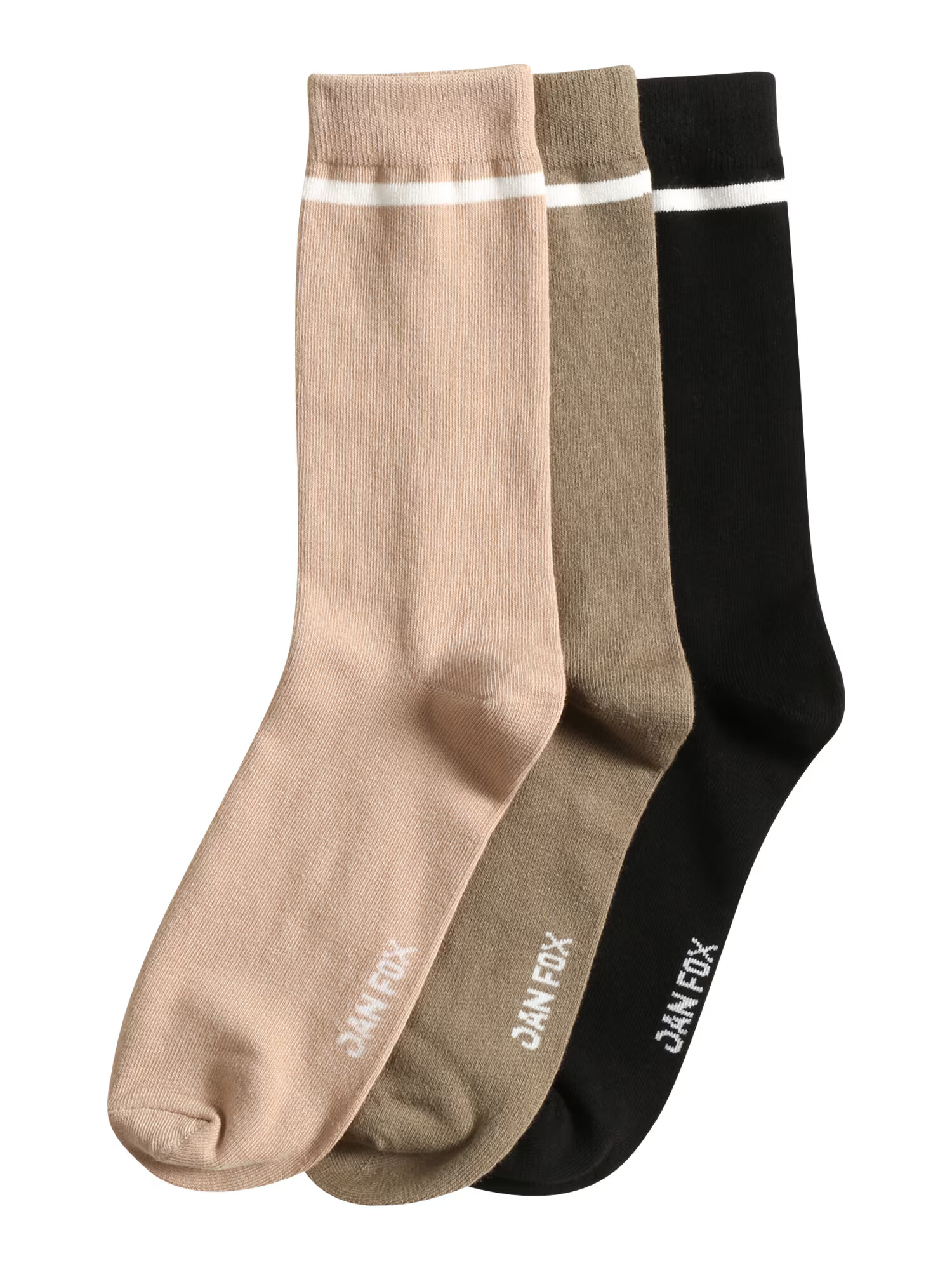 DAN FOX APPAREL Socken bež / črna / kaki / bela - Pepit.si