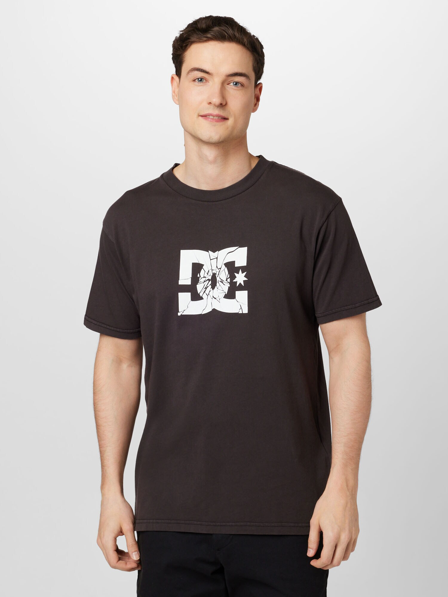 DC Shoes Majica 'SHATTER' črna / bela - Pepit.si