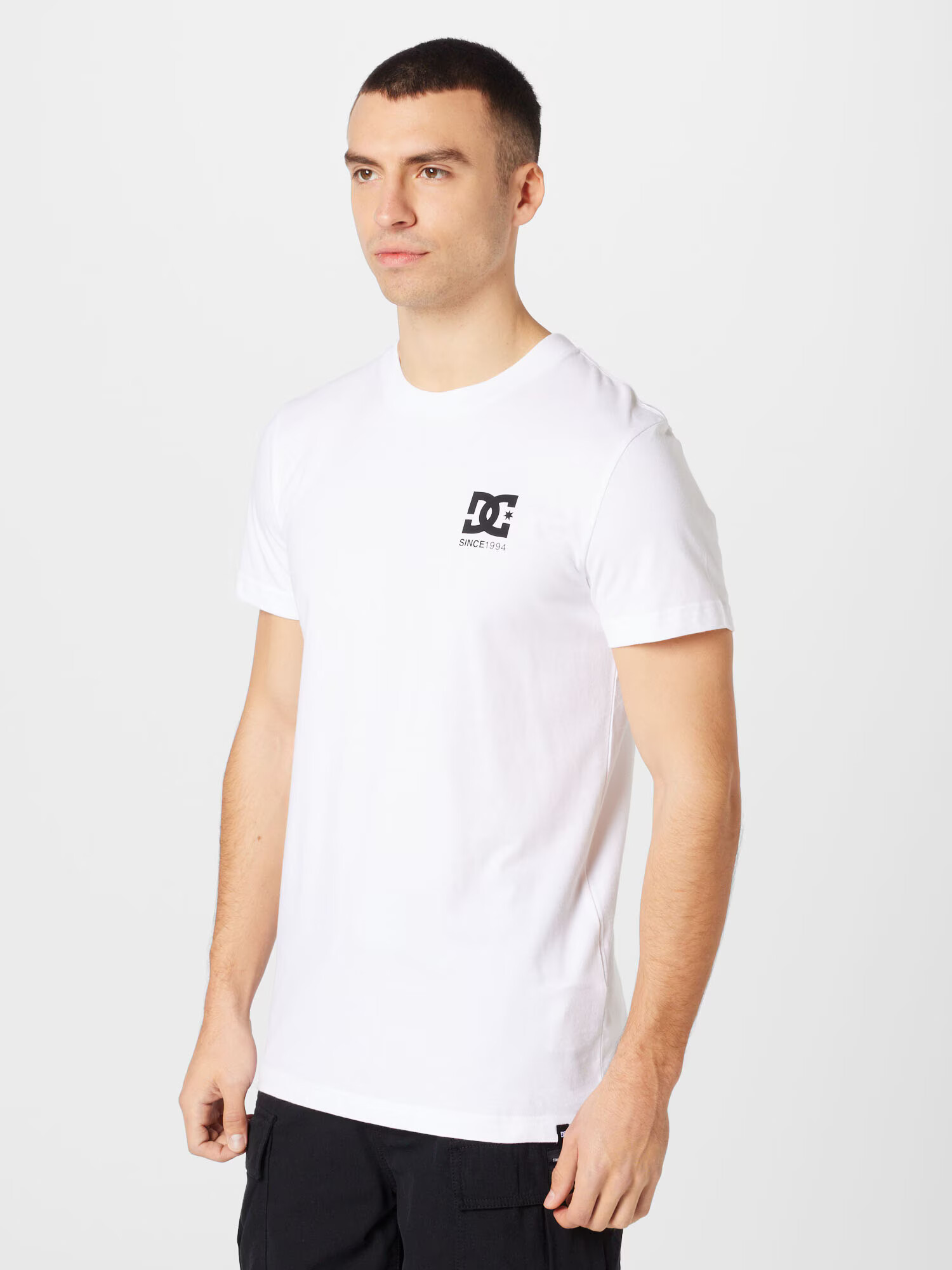 DC Shoes Majica 'ZERO HOUR' siva / temno siva / črna / bela - Pepit.si