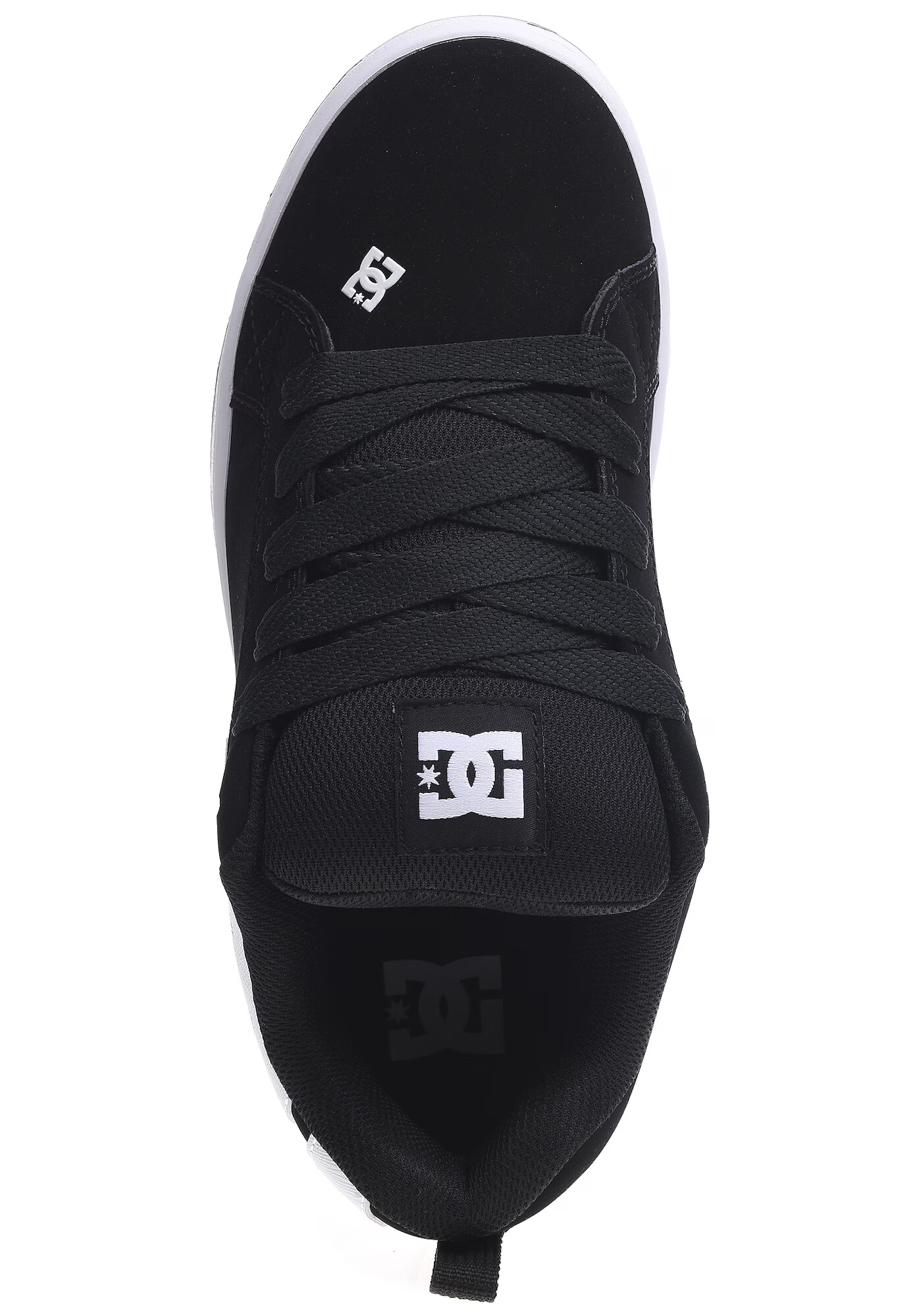 DC Shoes Nizke superge 'COURT GRAFFIK' črna / bela - Pepit.si