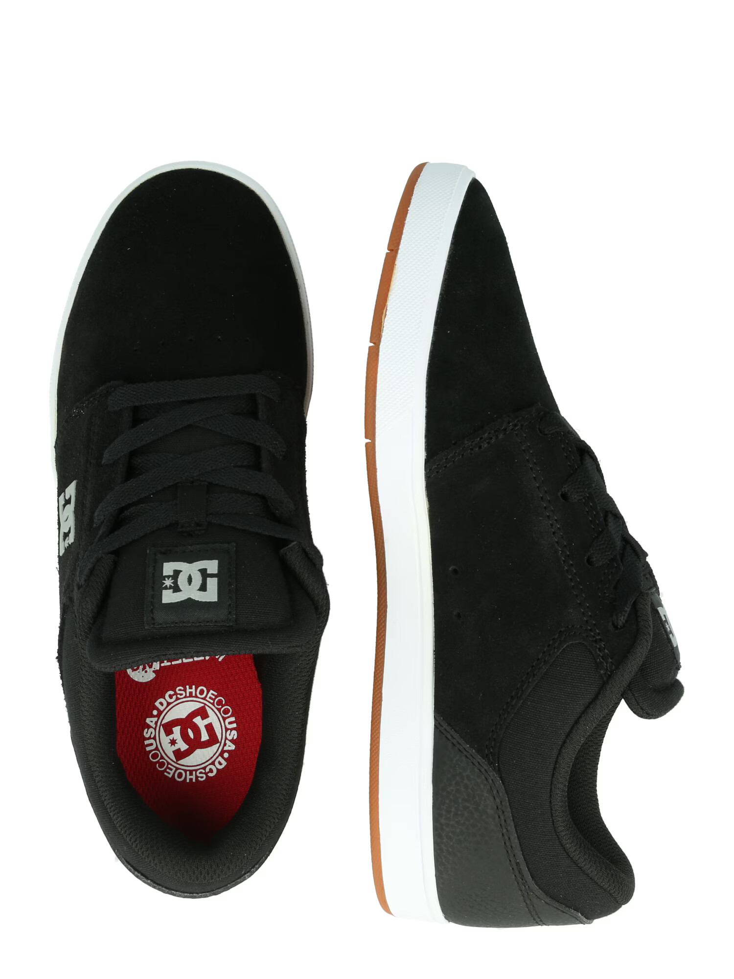 DC Shoes Nizke superge 'CRISIS' svetlo siva / črna - Pepit.si