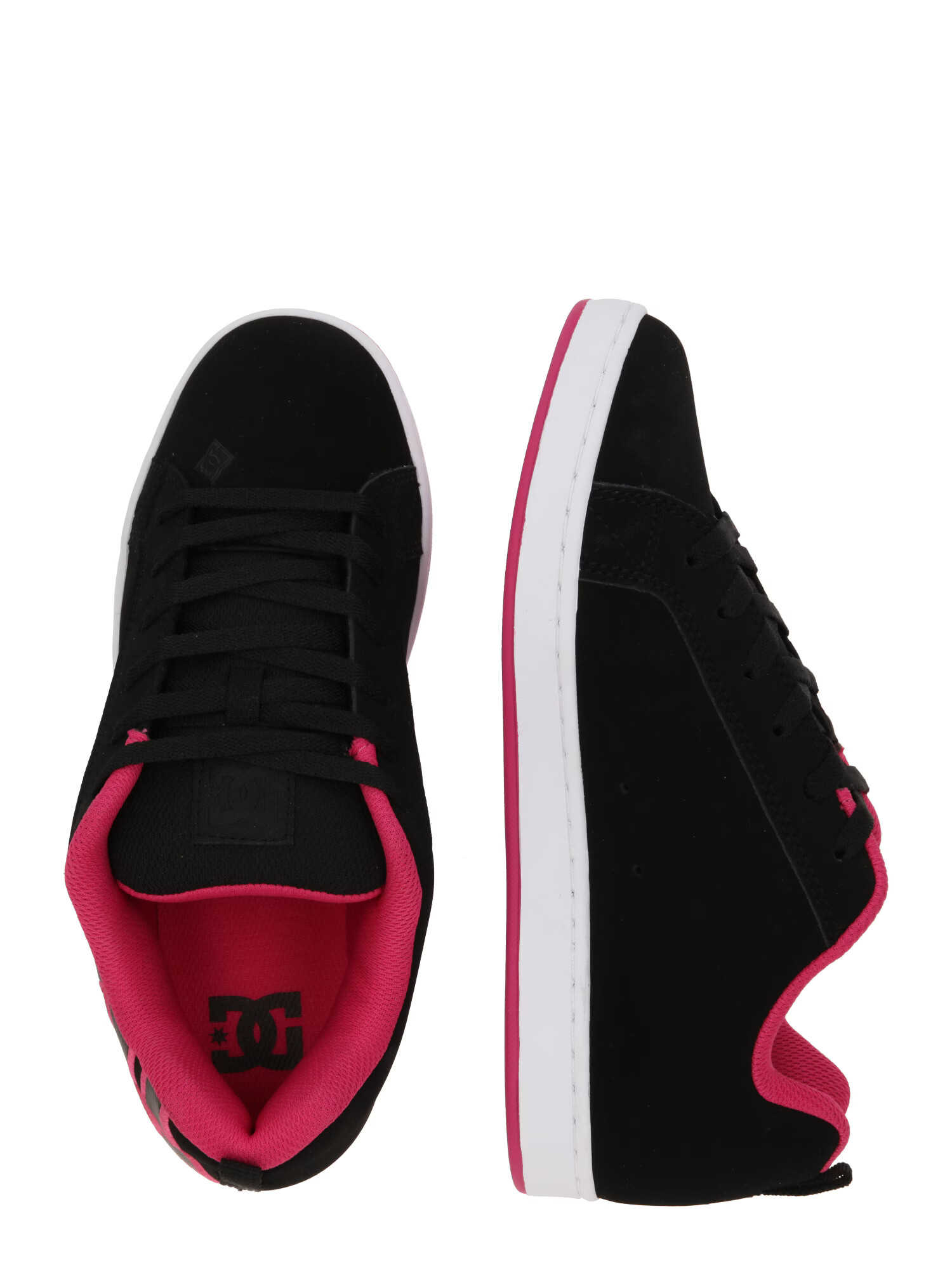 DC Shoes Nizke superge roza / črna - Pepit.si