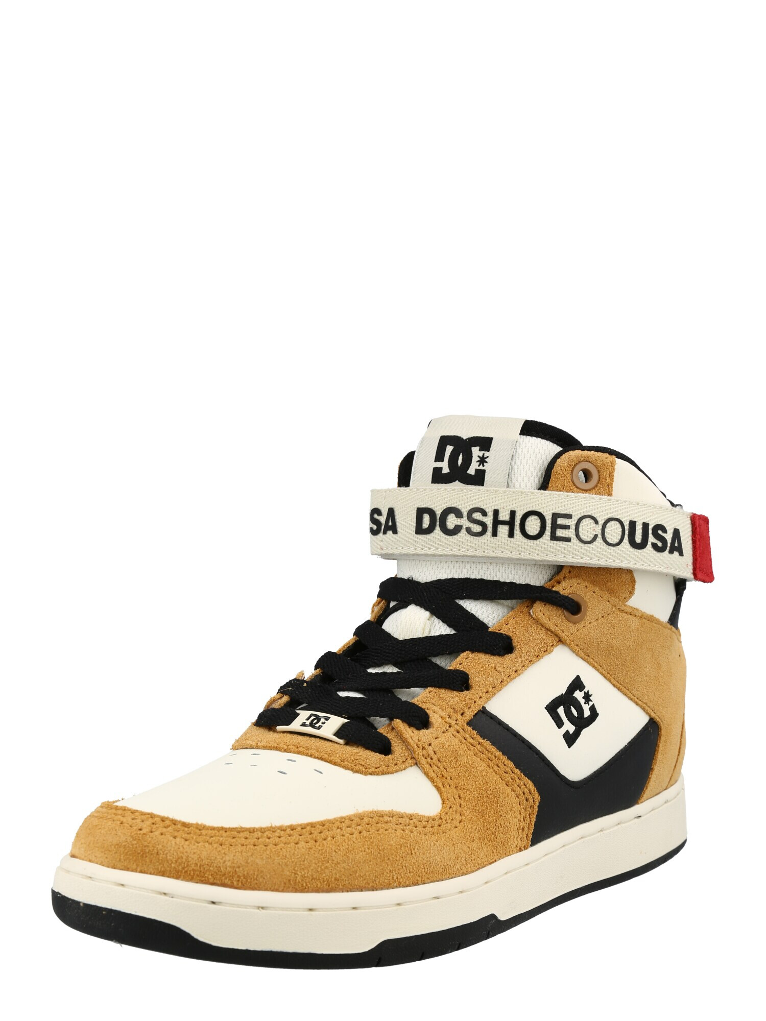 DC Shoes Visoke superge 'PENSFORD' konjak / črna / bela - Pepit.si