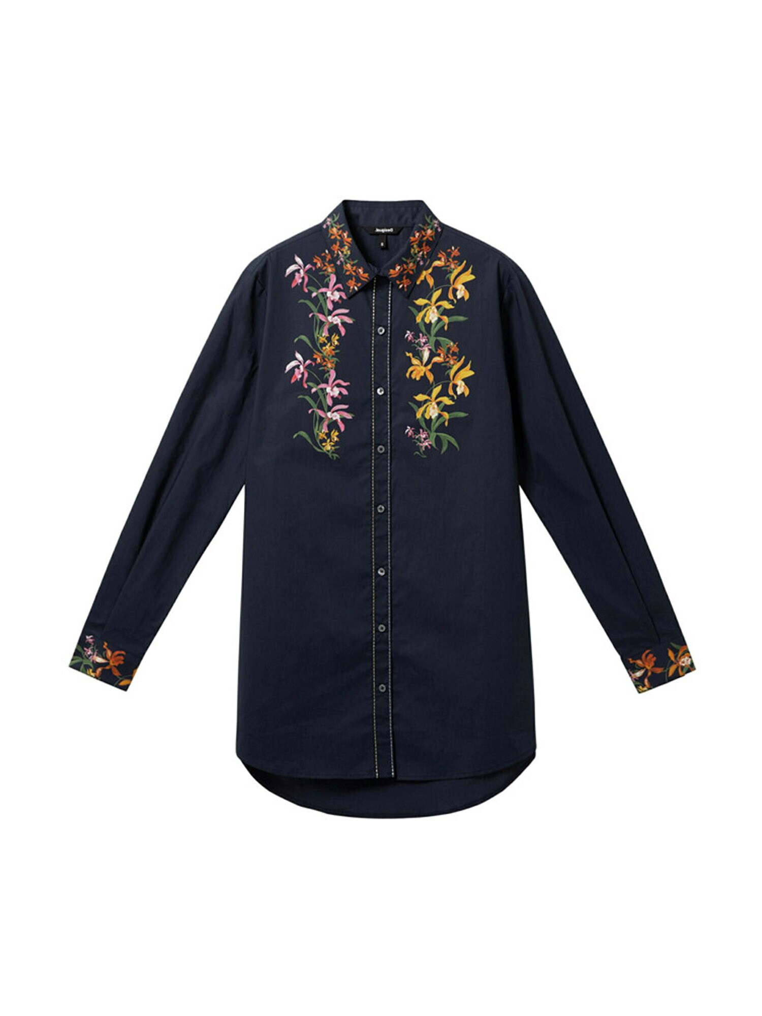 Desigual Bluse mornarska / rumena / svetlo roza / temno zelena - Pepit.si