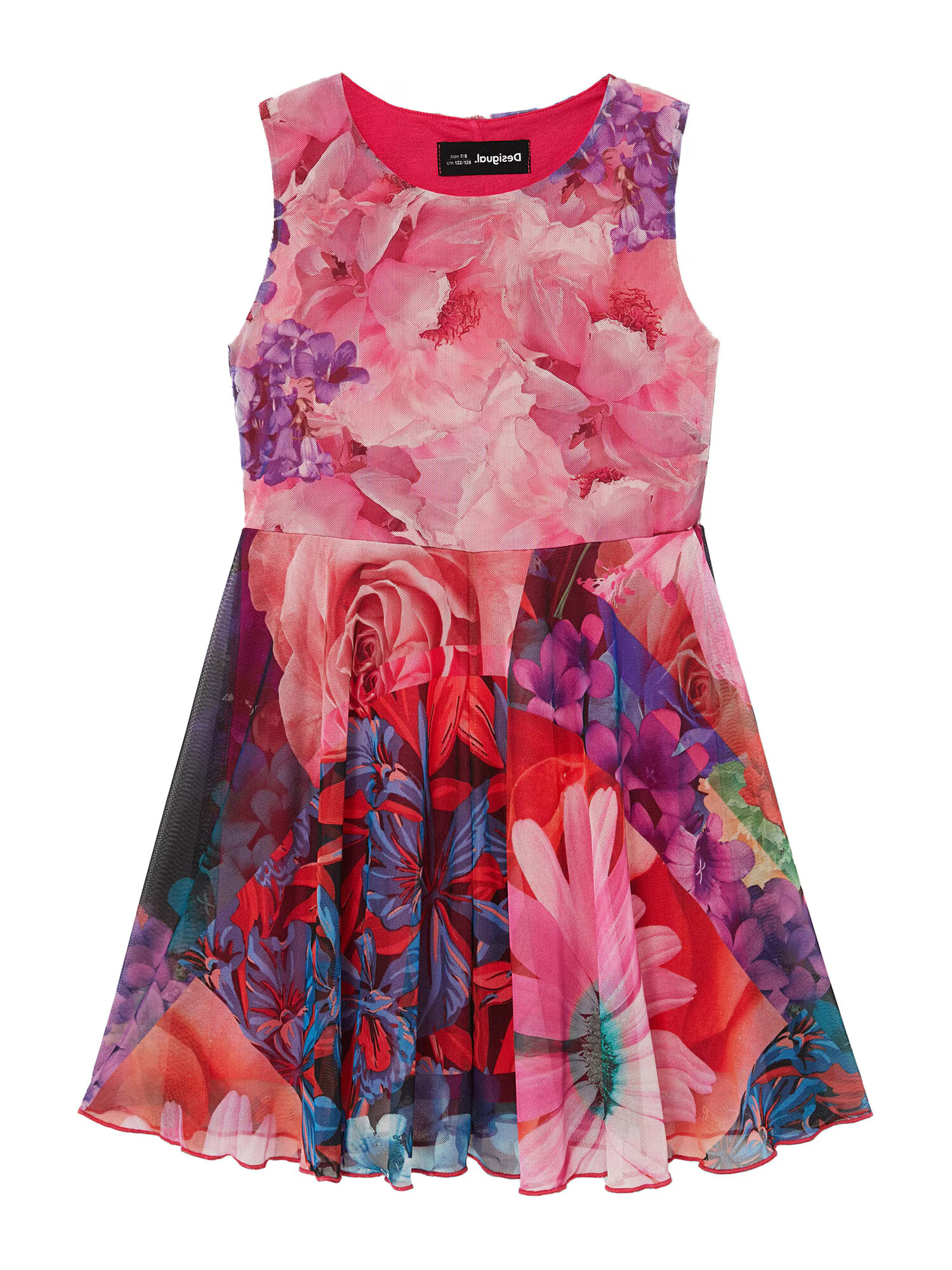 Desigual Kleid 'OLIVIA' črna / roza / lila / modra - Pepit.si