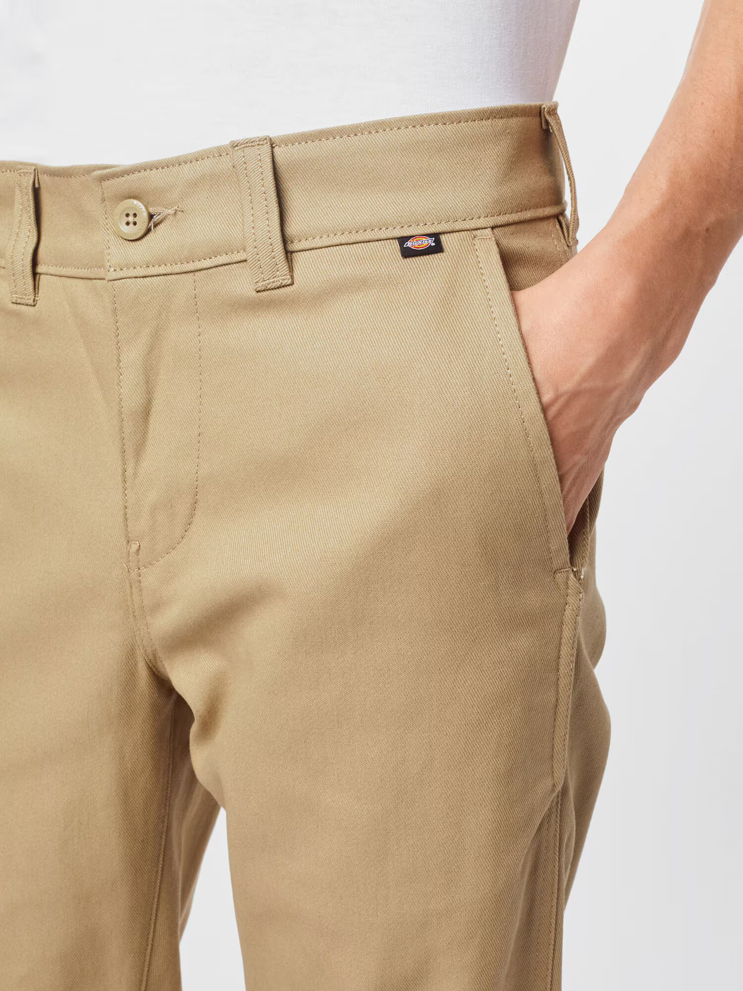 DICKIES Chino hlače 'SHERBURN' pesek - Pepit.si