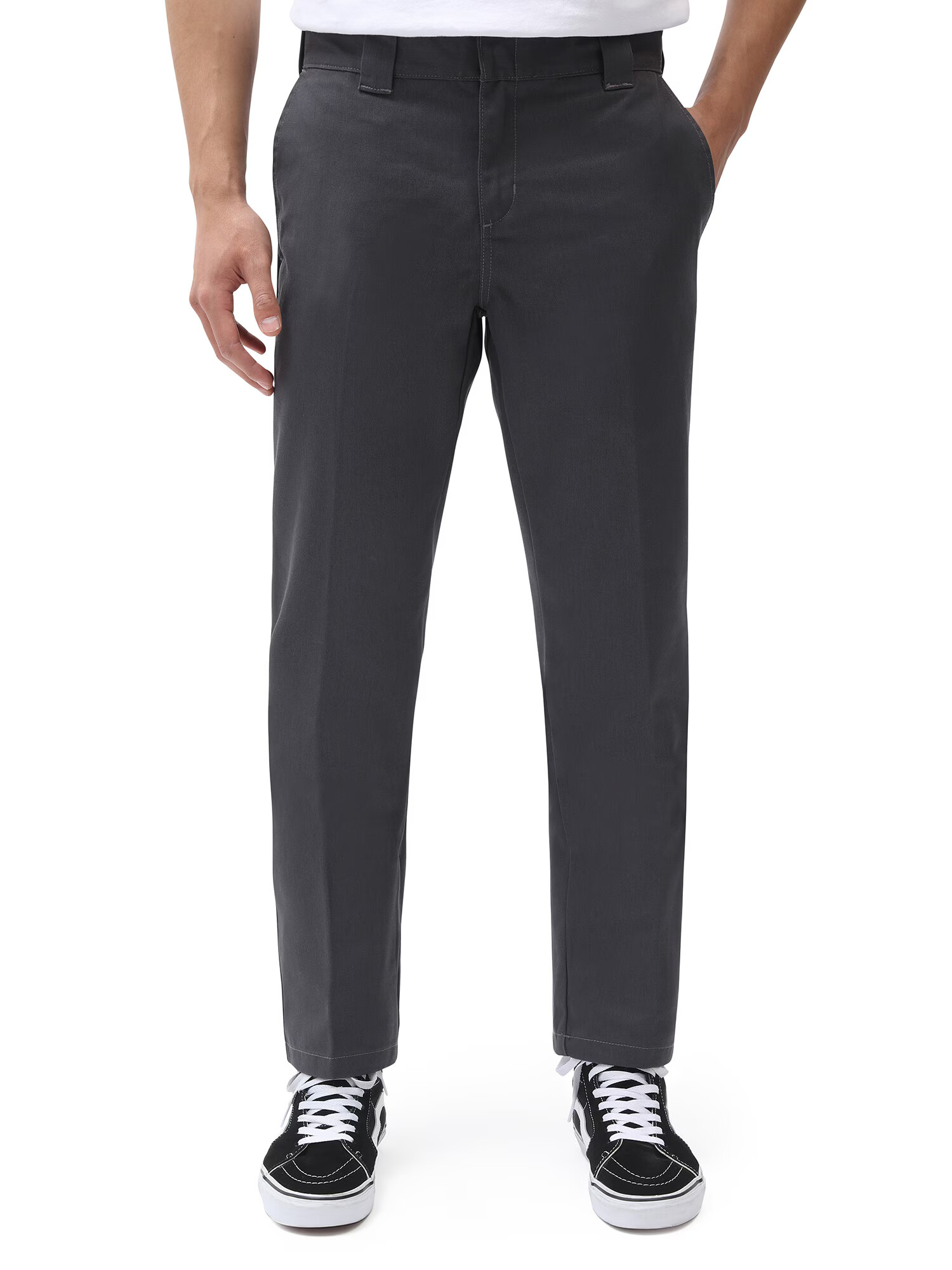 DICKIES Hlače na rob '872 Slim Fit' siva - Pepit.si