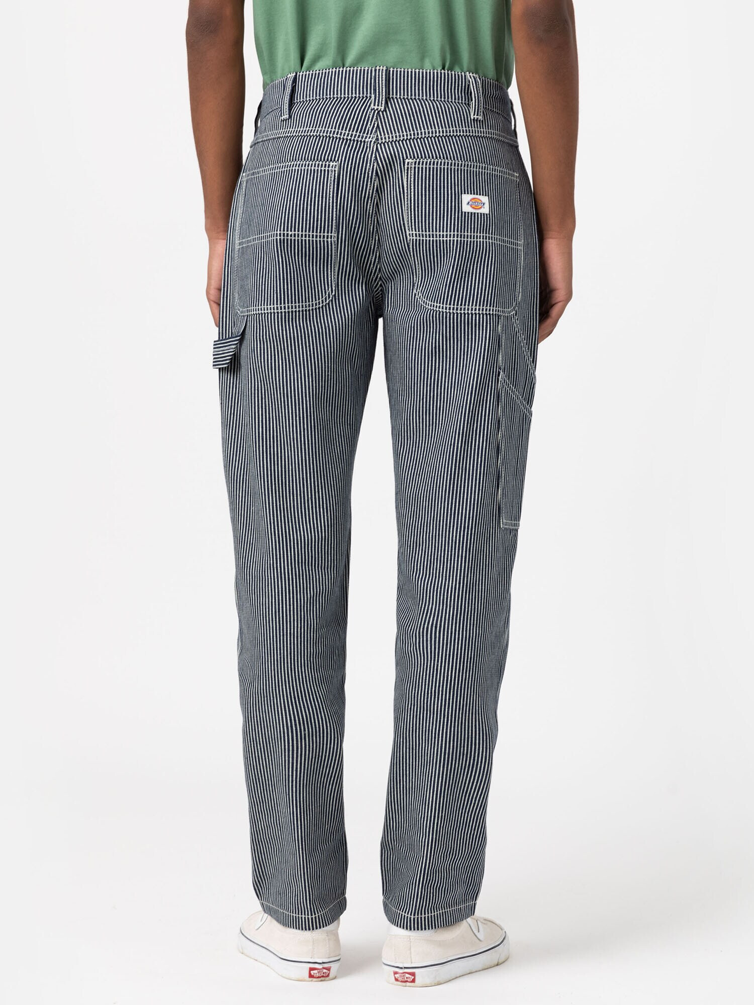 DICKIES Kavbojke 'GARYVILLE HICKORY' modra / rumena / rdeča / bela - Pepit.si