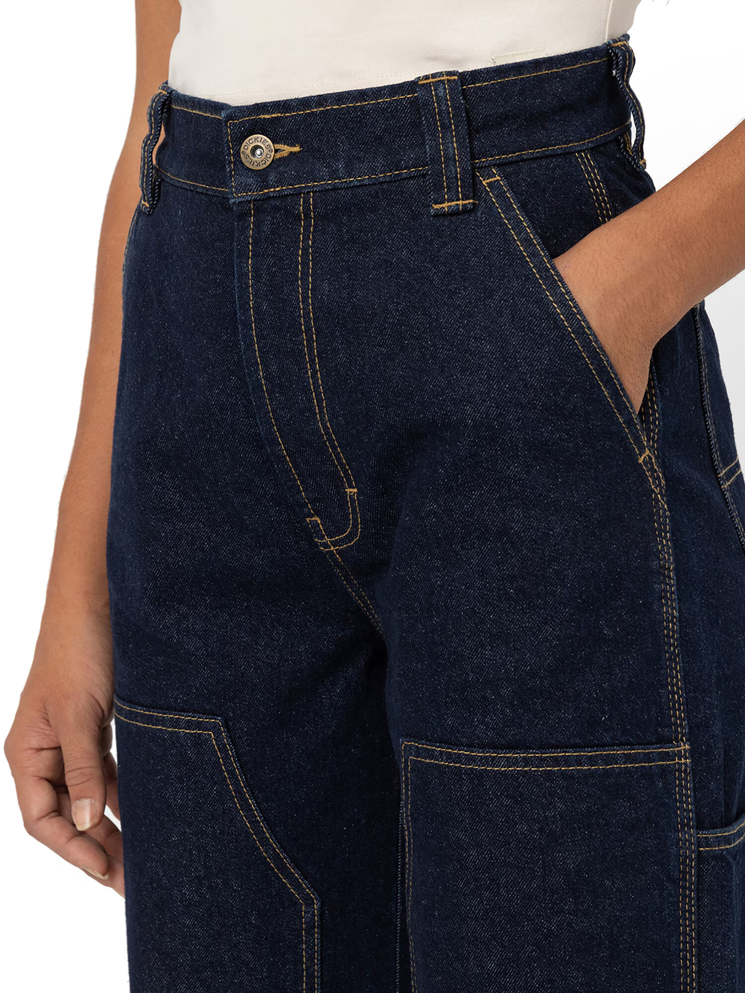 DICKIES Kavbojke 'MADISON' moder denim - Pepit.si