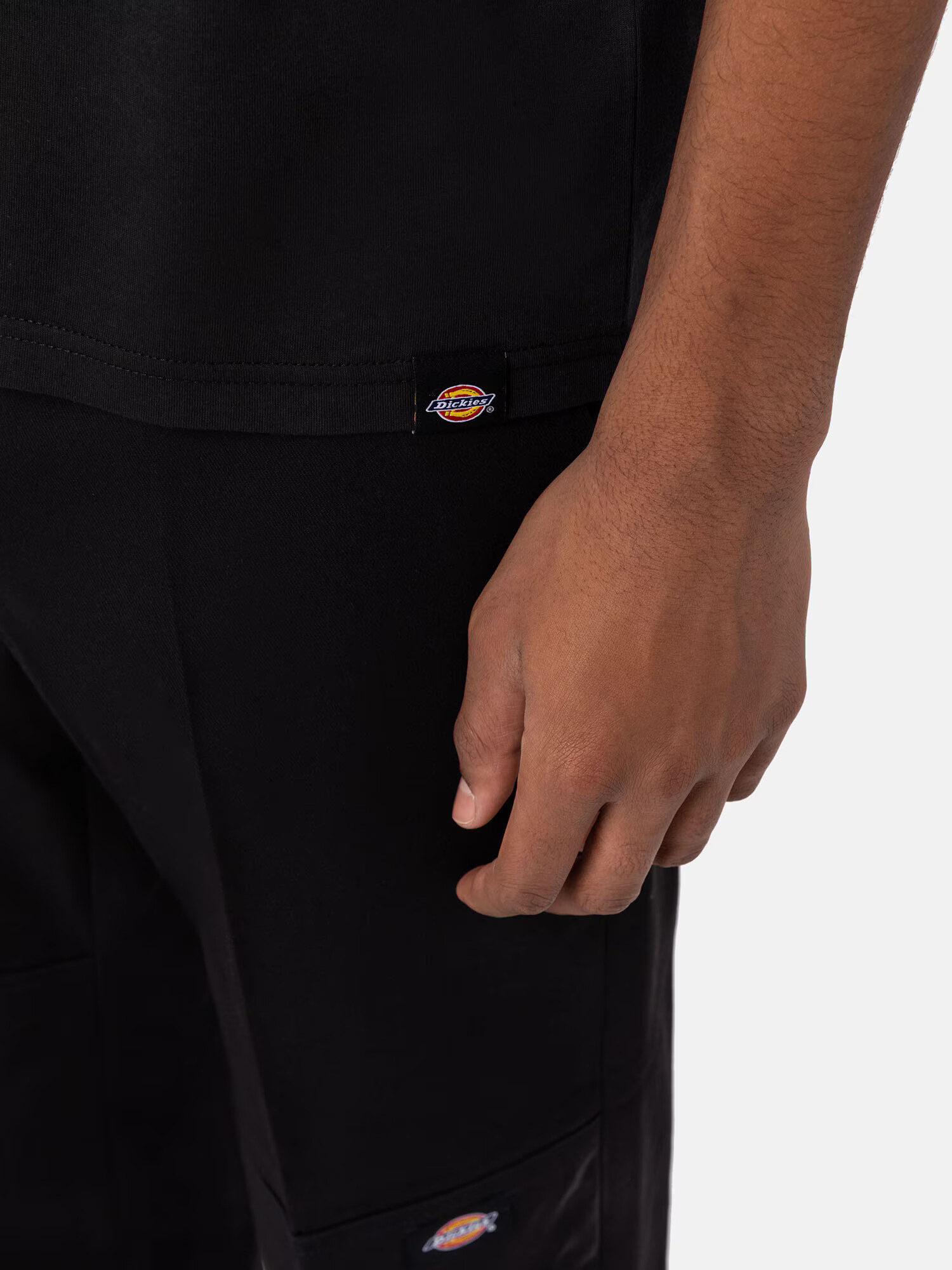 DICKIES Majica 'AITKIN' siva / črna / bela - Pepit.si