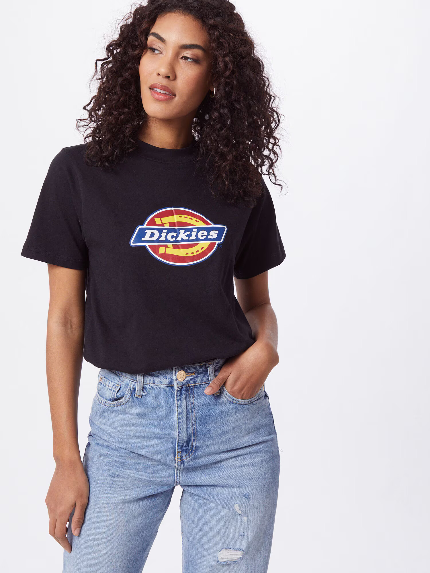 DICKIES Majica rumena / svetlo rdeča / črna / bela - Pepit.si