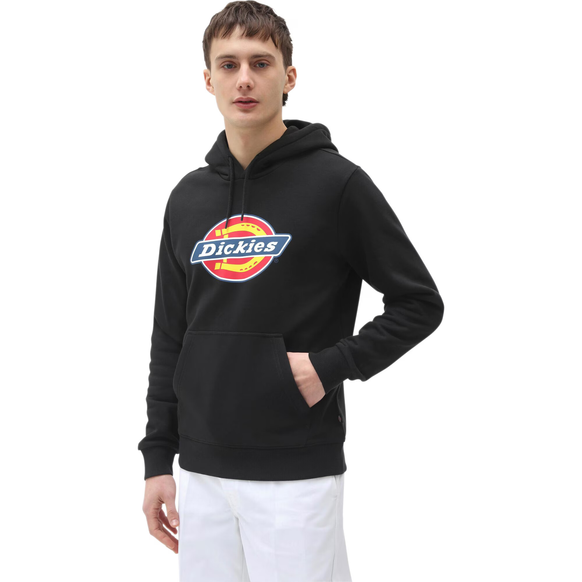 DICKIES Majica 'Icon Logo' temno modra / temno rumena / rdeča / črna - Pepit.si