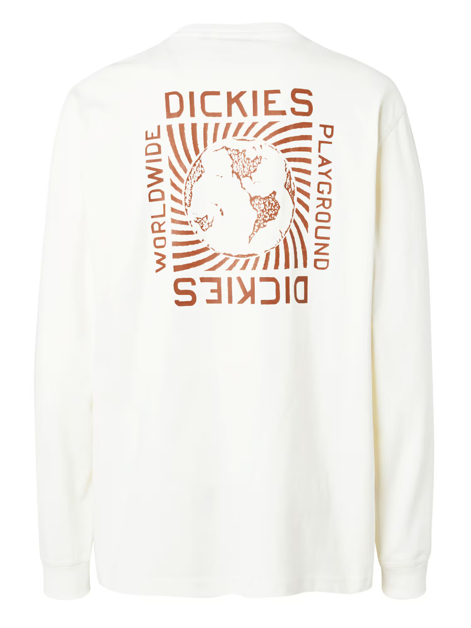 DICKIES Majica 'MARBURY' rdeča / bela - Pepit.si