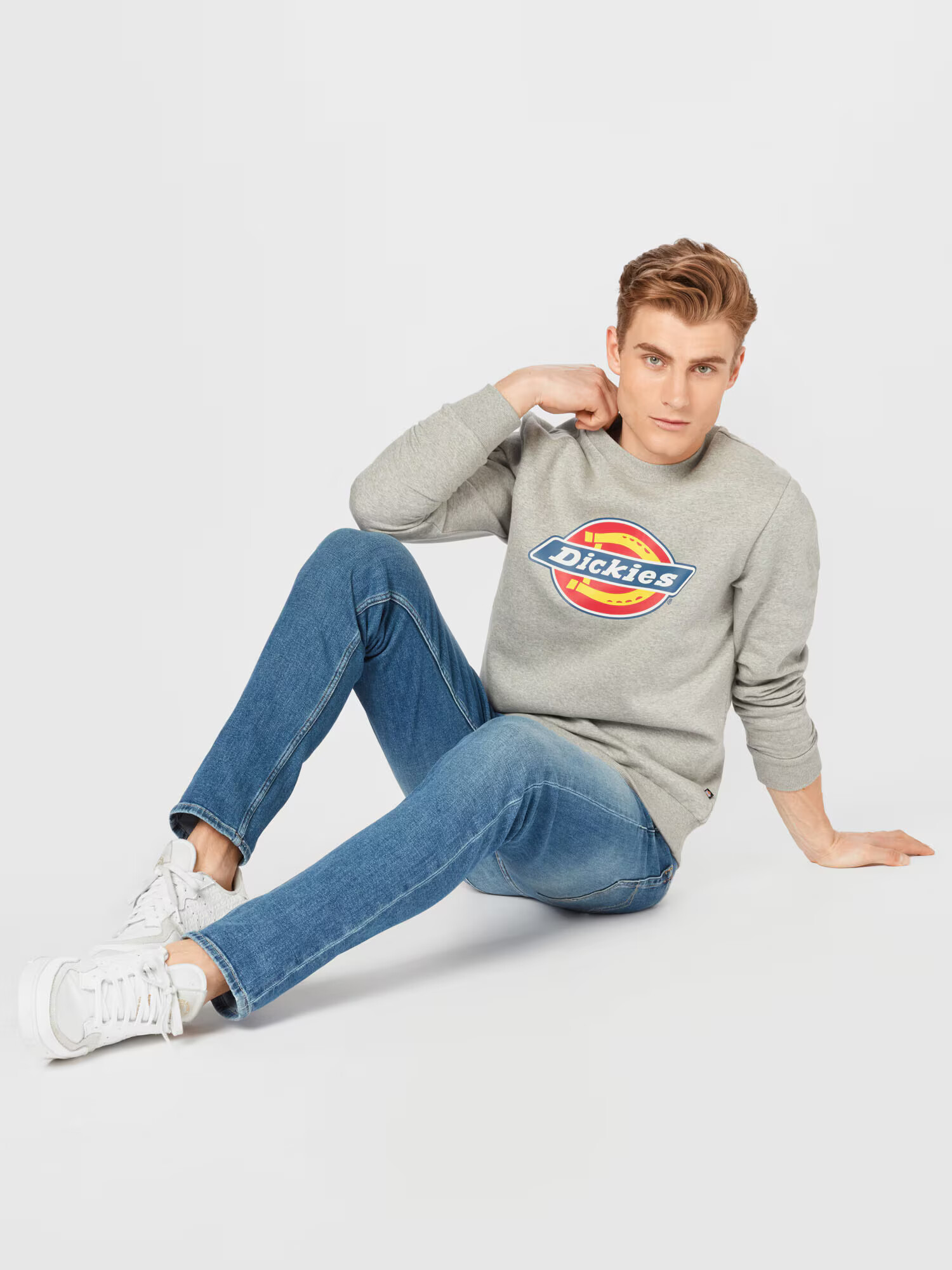 DICKIES Majica 'Icon Logo' modra / rumena / pegasto siva / rdeča / bela - Pepit.si