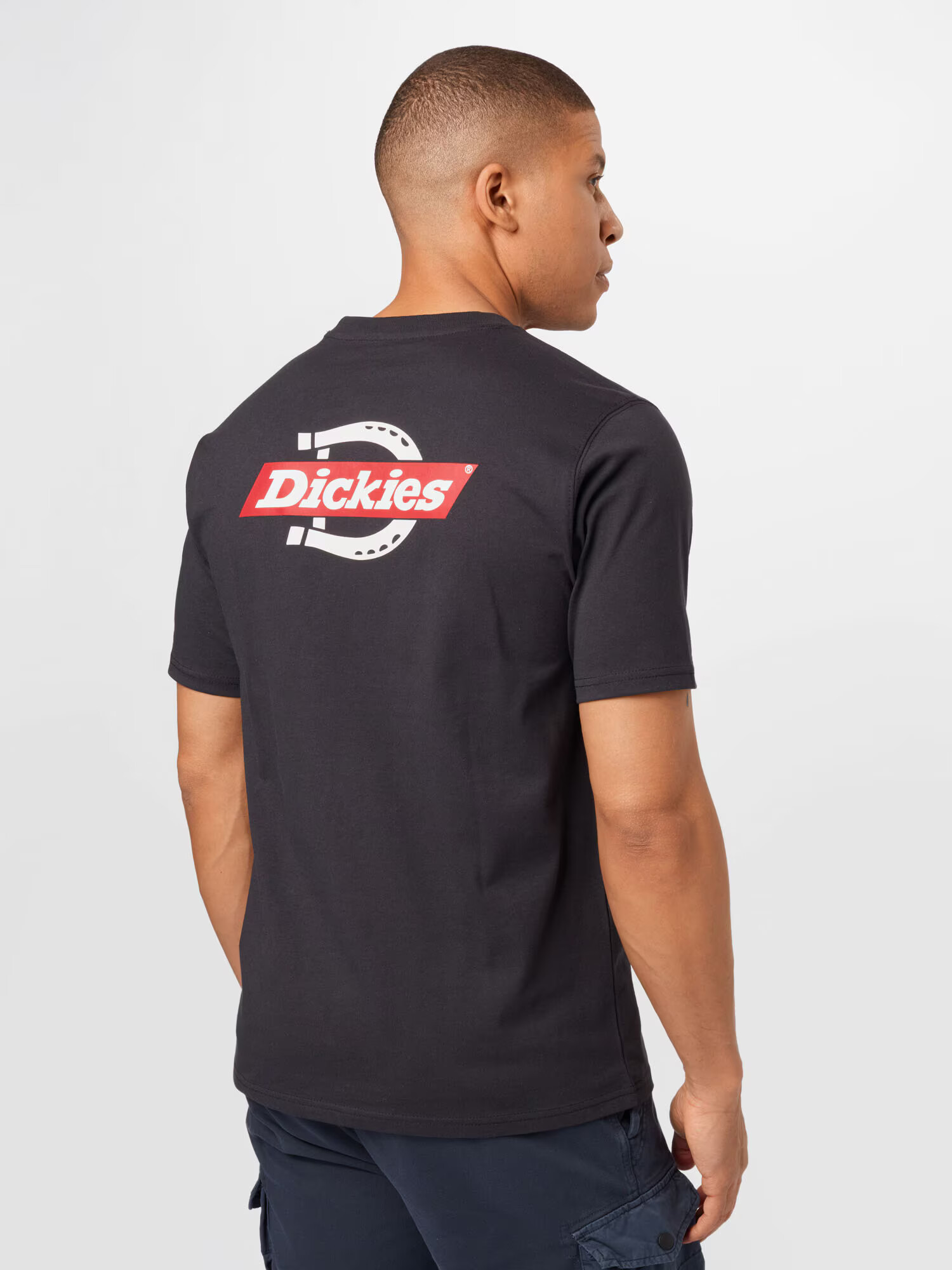 DICKIES Majica 'RUSTON' jabolko / rdeča / črna - Pepit.si