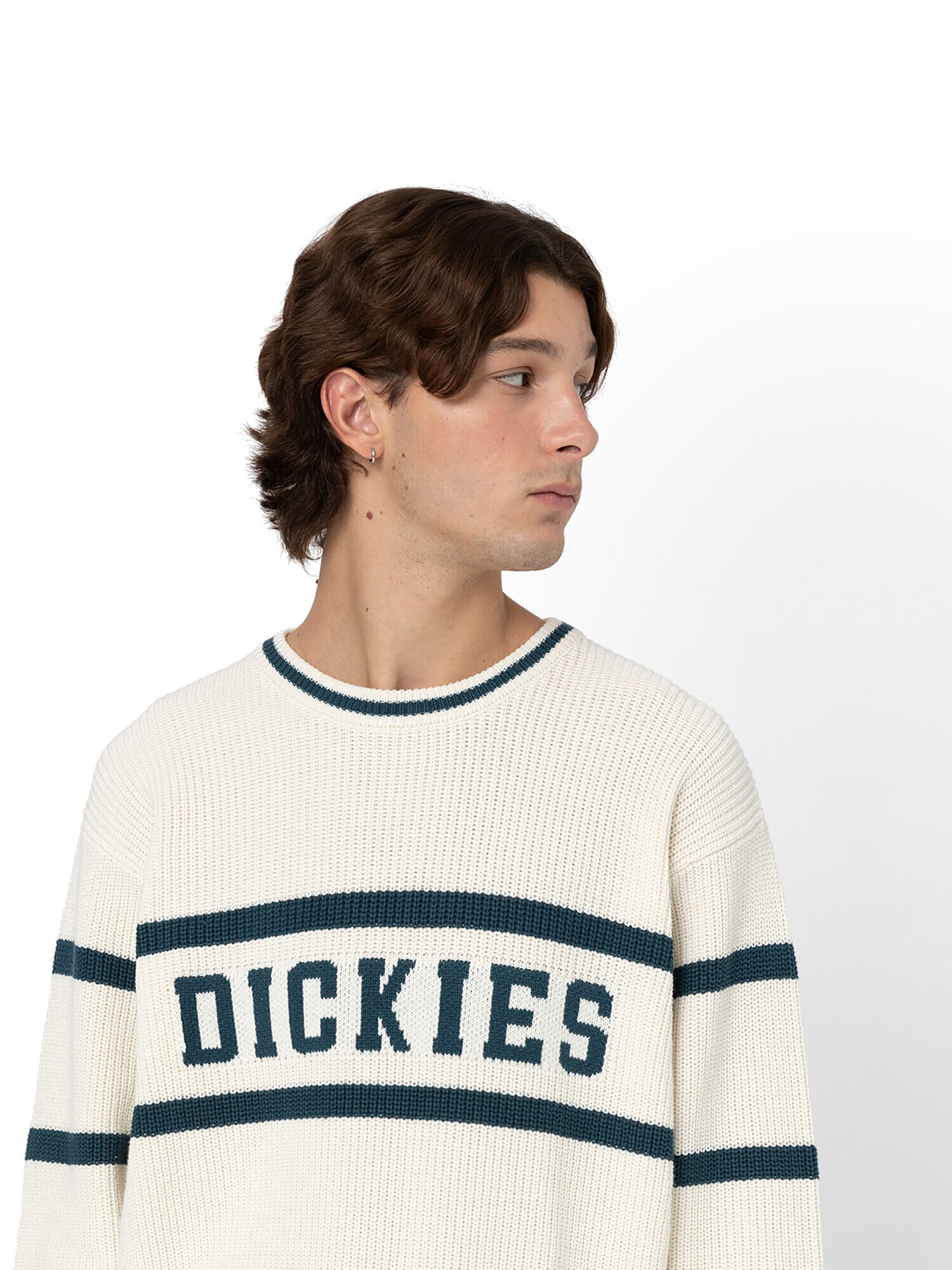 DICKIES Pulover ecru / modra - Pepit.si