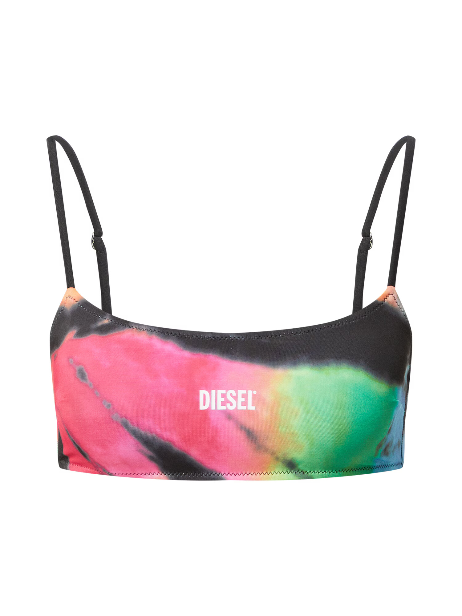 DIESEL Bikini zgornji del 'HELLEN' črna / roza / zelena / modra - Pepit.si