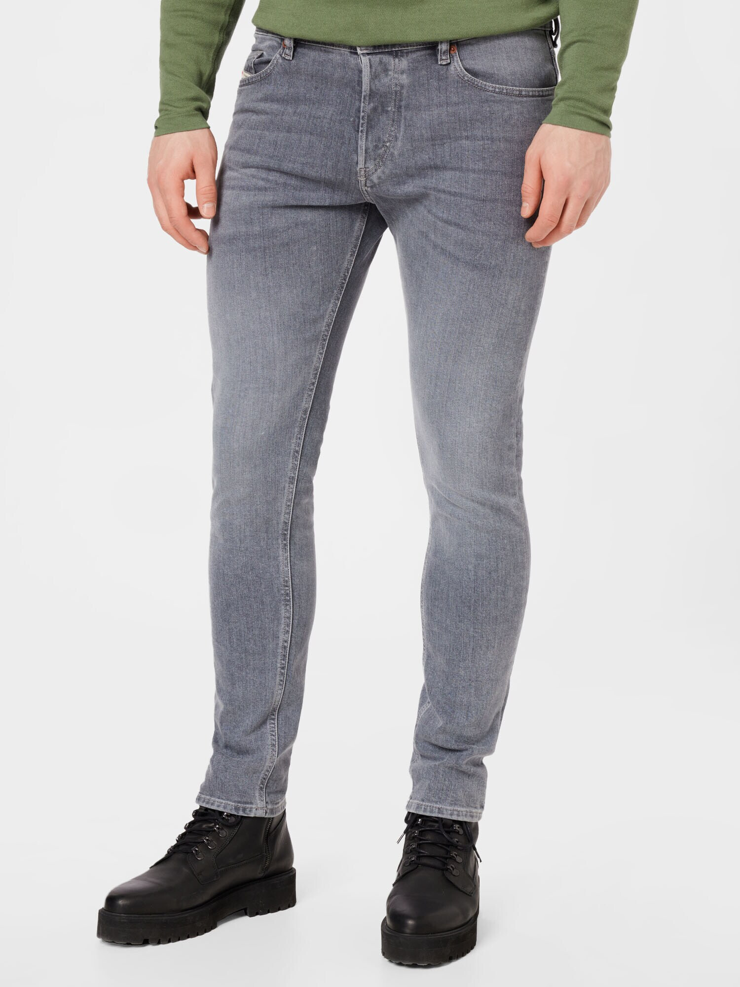 DIESEL Kavbojke 'LUSTER' siv denim - Pepit.si