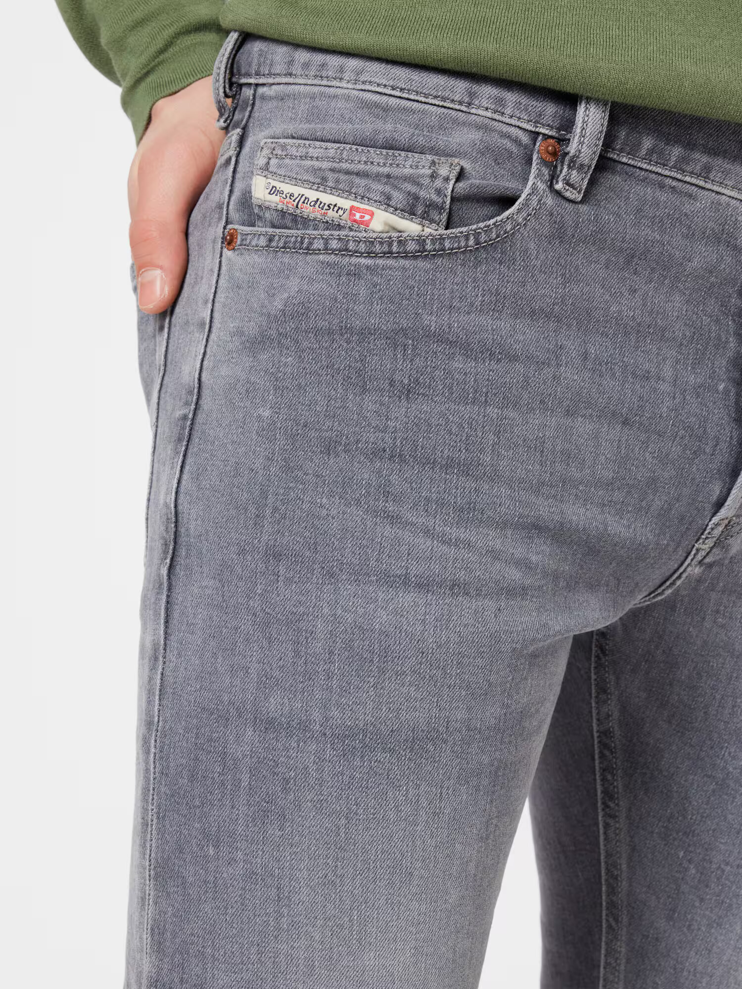 DIESEL Kavbojke 'LUSTER' siv denim - Pepit.si