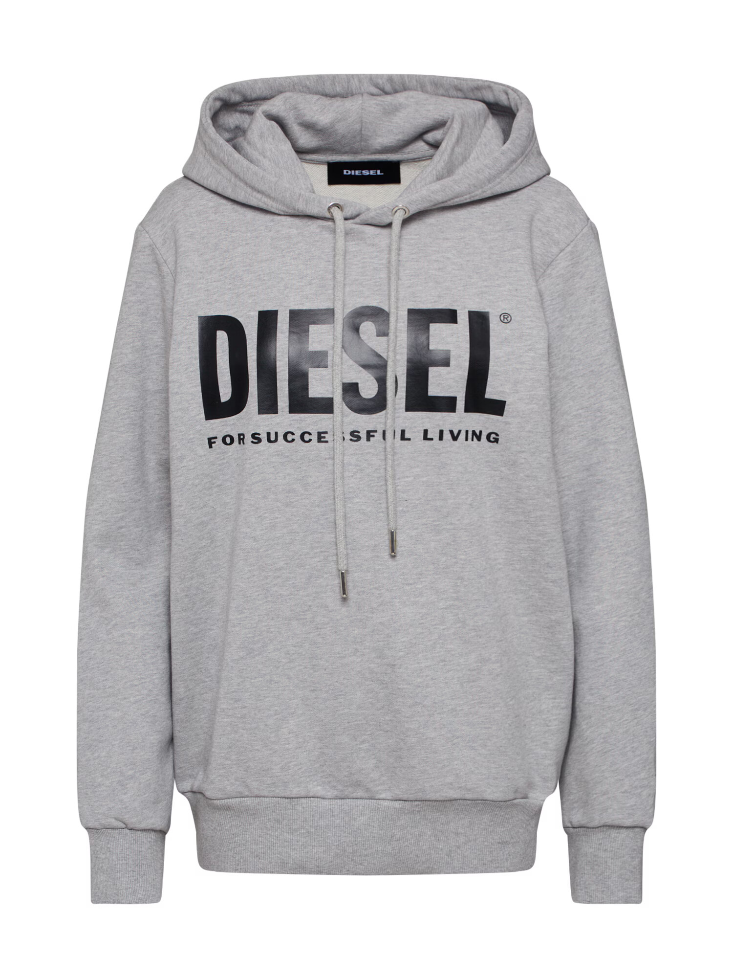 DIESEL Sweatshirt 'S-GIR-HOOD-DIVISION-LOGO' siva - Pepit.si