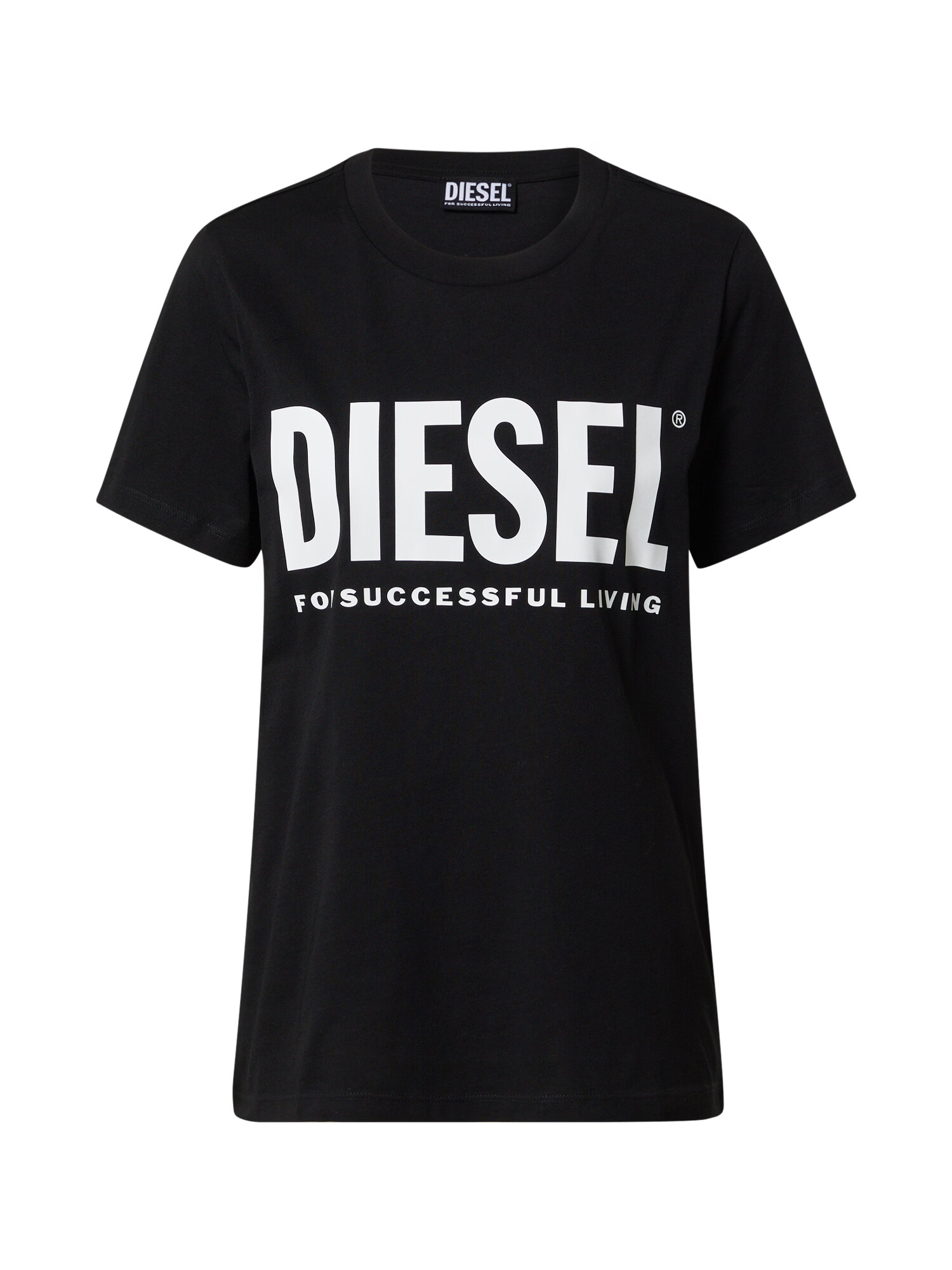 DIESEL Majica 'T-SILY' črna / bela - Pepit.si