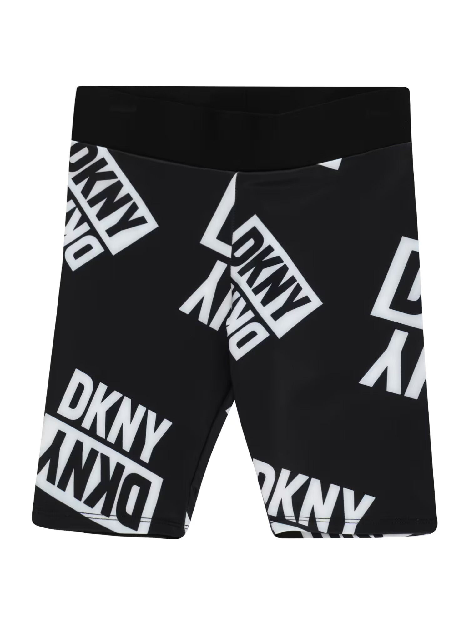 DKNY Hlače črna / bela - Pepit.si