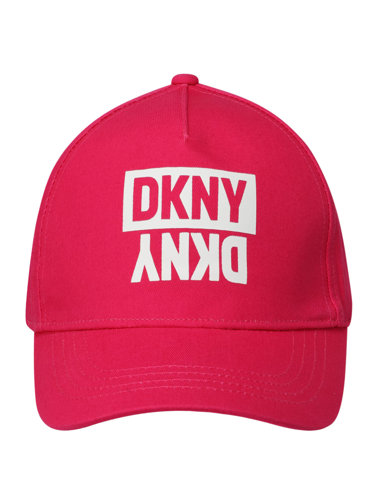 DKNY Kapa malina / bela - Pepit.si