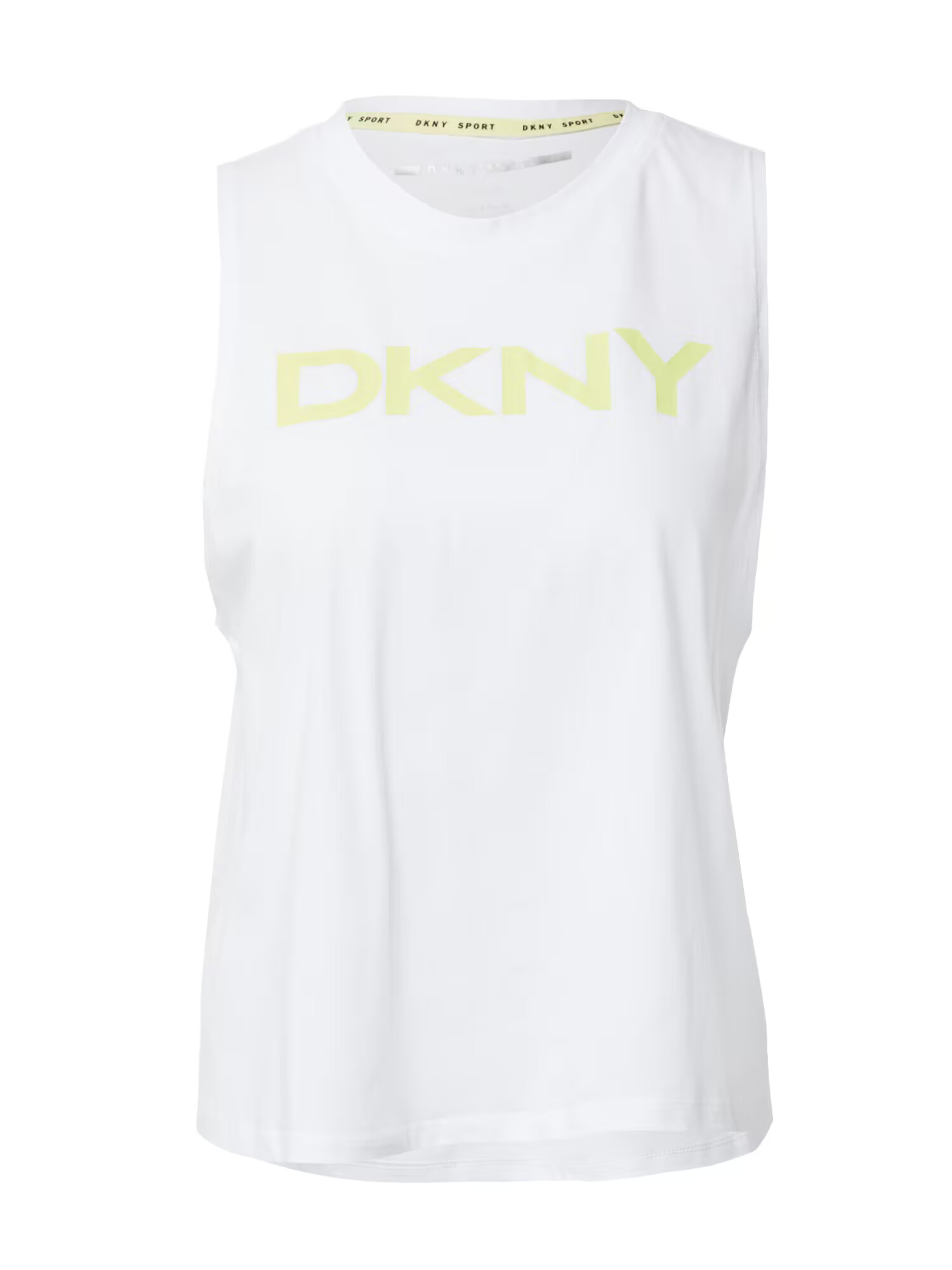 DKNY Performance Top bela / rumena - Pepit.si